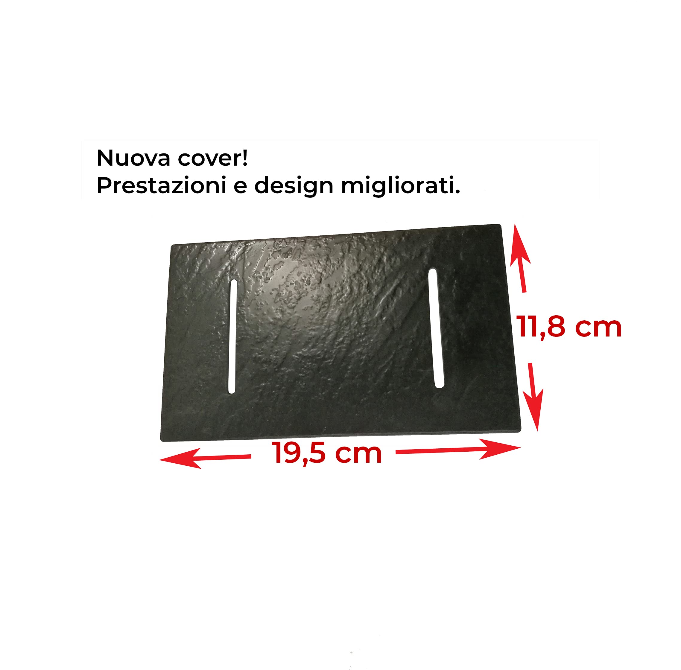 Plato de ducha efecto piedra con valvula incluida H. 2.6 cm - 70 x 100 Negro