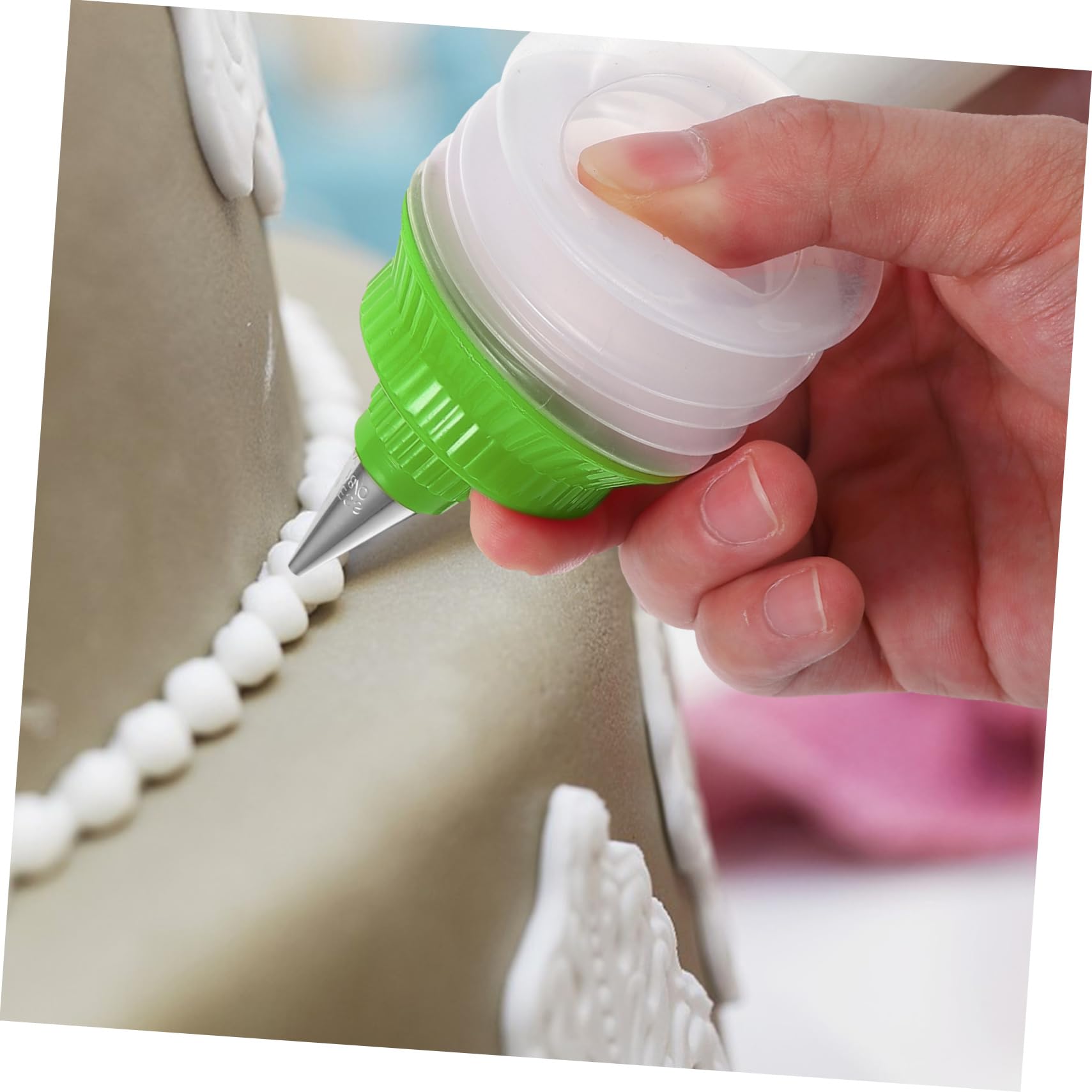 Mikinona Lot De 2 Bouteilles Souples à Glaçage Décoratives pour Biscuits Et Gâteaux, 100 ML, Plastique Souple, Multifonction, Accessoires Pâtisserie pour Décoration Maison