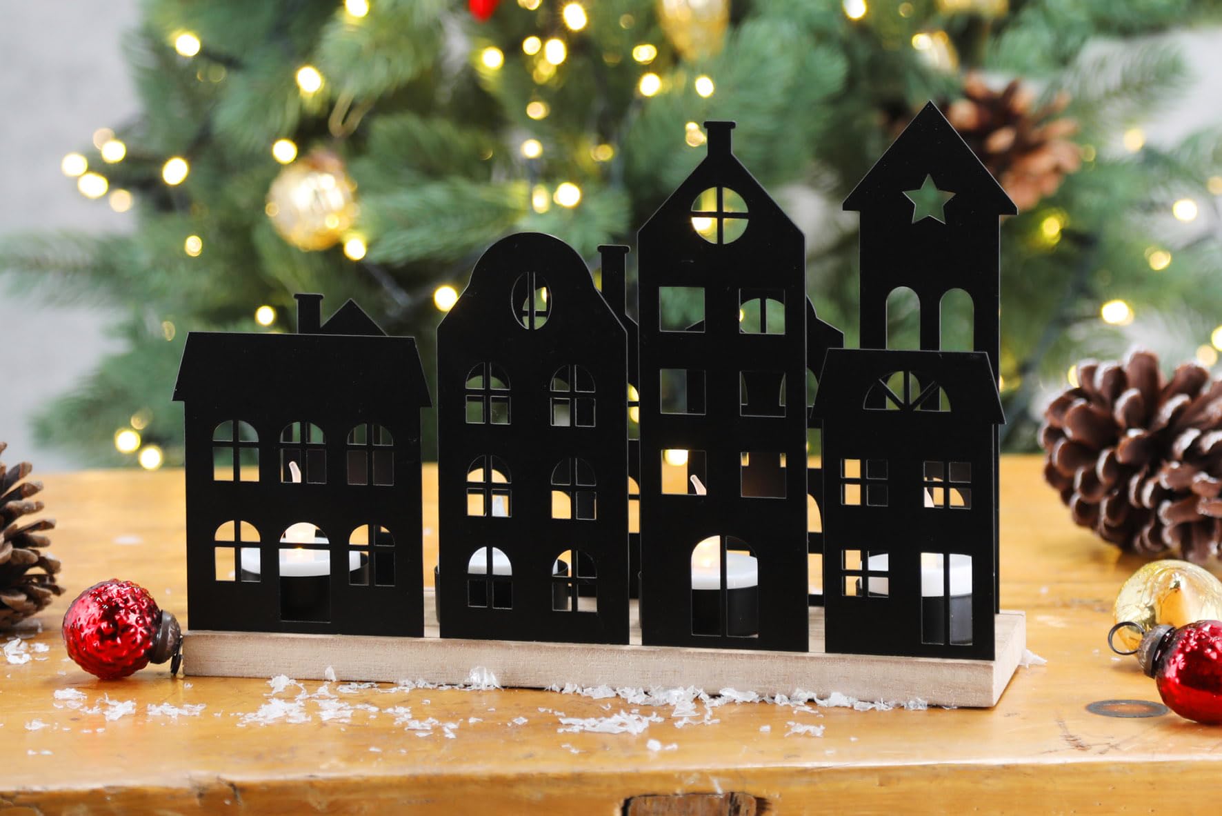 Décorations De Noël - Cadeaux De Noël - Chandelier - Chandeliers En Fer Forgé - Chandeliers De Noël - Décorations De Table - - Maison