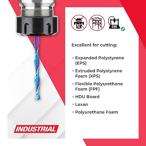 Miniatura 3 de Amana Tool 48444-K SC Spektra Extreme Tool Life Recubierto de espuma de corte en espiral 0.236 in D x 2.244 in CH x 0.236 in SHK x 3.937 in Largo
