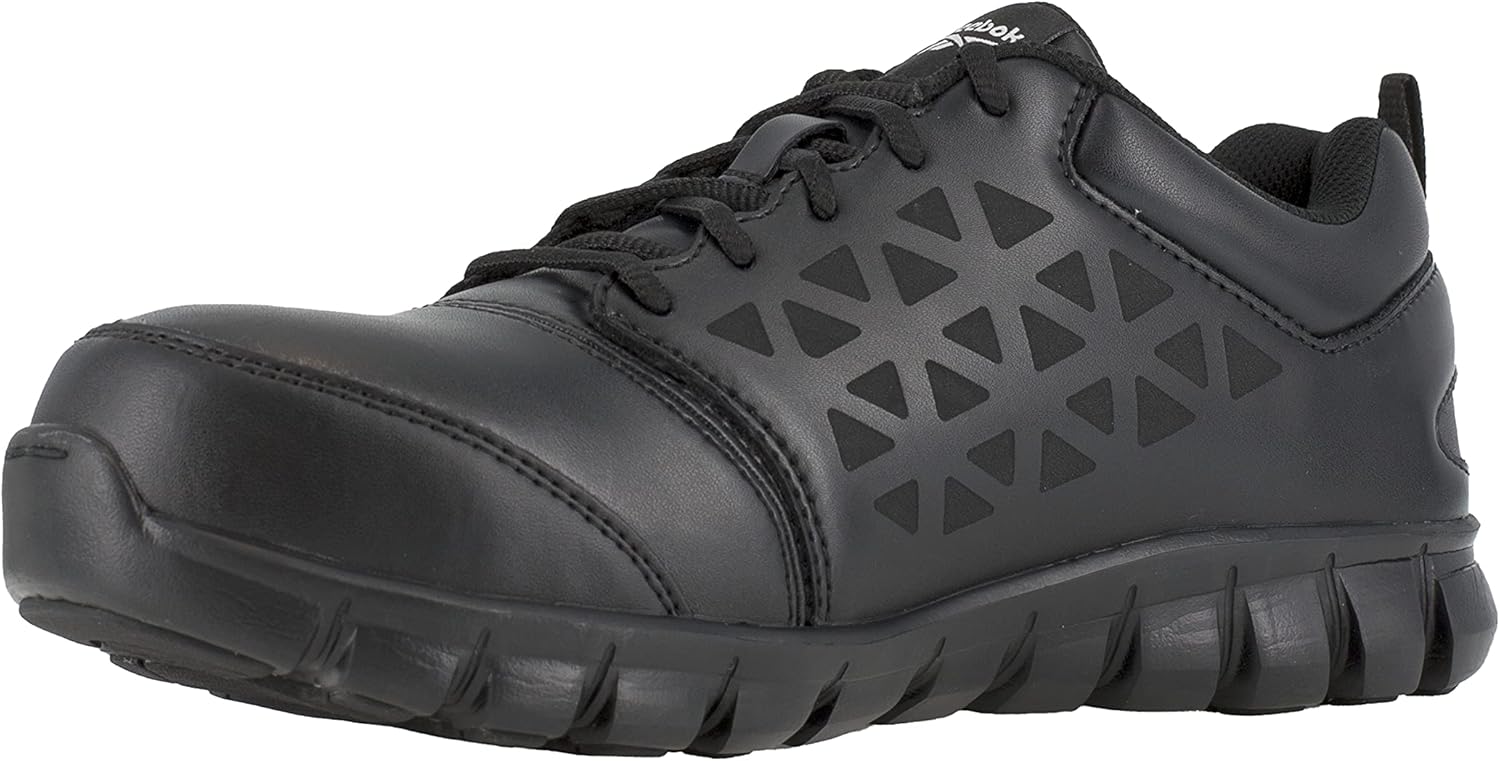 Reebok Work RB4047 Men's Sublite Cushion Work Safety Toe Black - Image 6