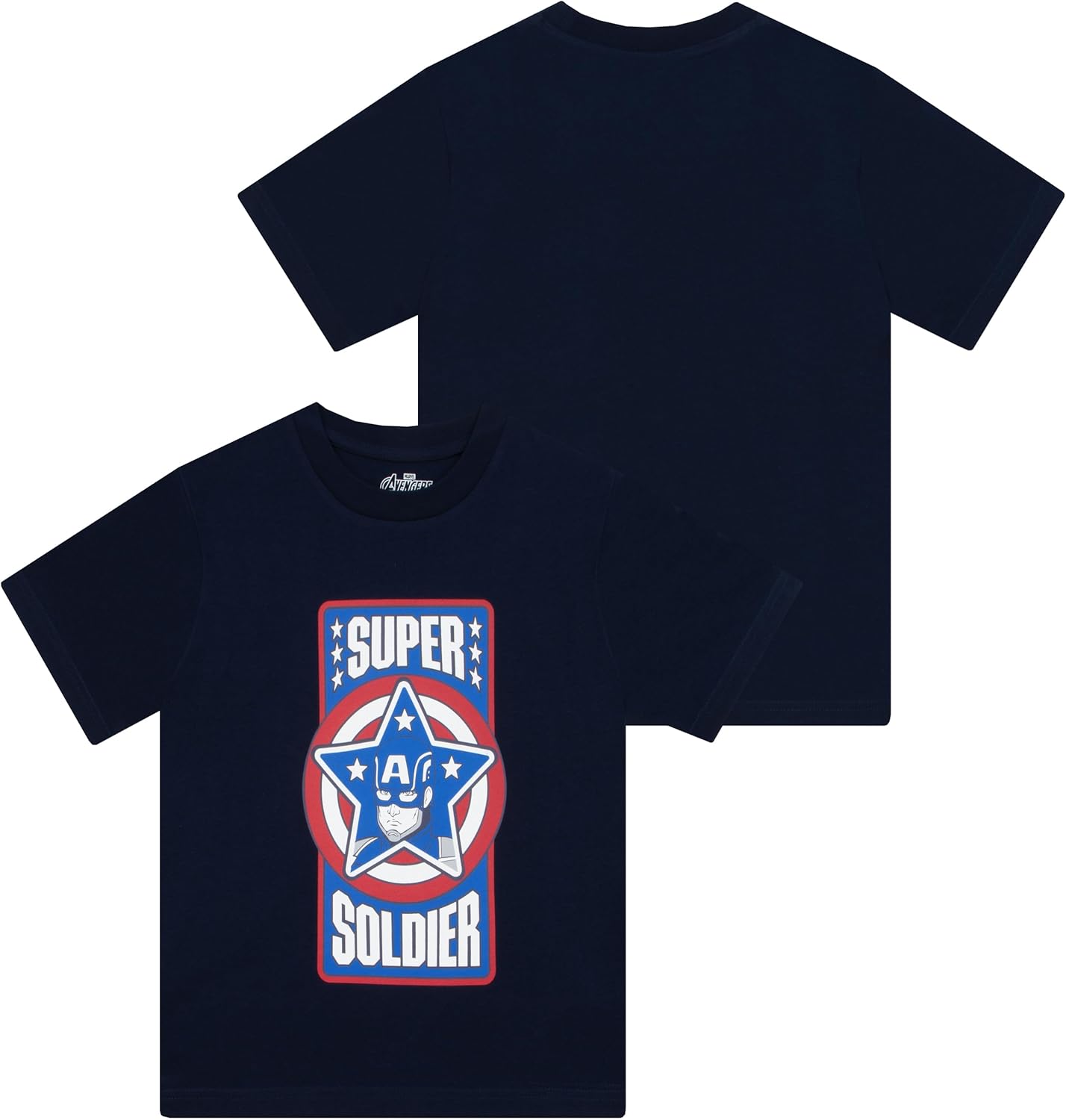 Marvel T-Shirt 3 Pack, Captain America, Hulk, Iron Man Avengers Shirt, Multipack Boys T Shirts for Summer