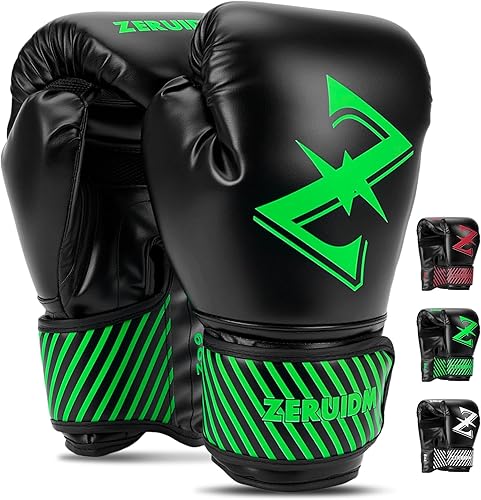 Guantes de boxeo para niños, guantes de boxeo juveniles de 6 onzas para 3 a 14, moldeados de una pieza, guante de entrenamiento de boxeo para