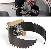 Vista 1 de 52817 T-231 - Herramienta de limpieza de drenaje de acoplamiento de cable C resistente de 2-1/2 pulgadas, se adapta a cables seccionales C-4 C-6 C-7