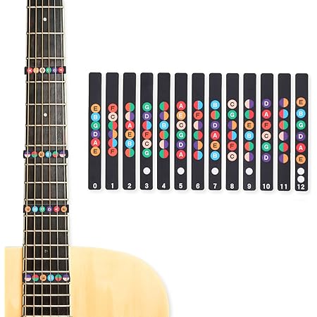 Amazon Aluba 指板シール 音階シール ギター コード シール 目印 指板 練習 ギター初心者の方に最適 貼って剝がせるシールタイプ タイプb ギターメンテナンス用品 楽器 音響機器 Amazon Aluba 指板シール 音階シール ギター コード シール 目印 指板 練習 ギター初心者の方に最適 貼って剝がせるシールタイプ タイプb ギターメンテナンス用品 楽器 音響機器