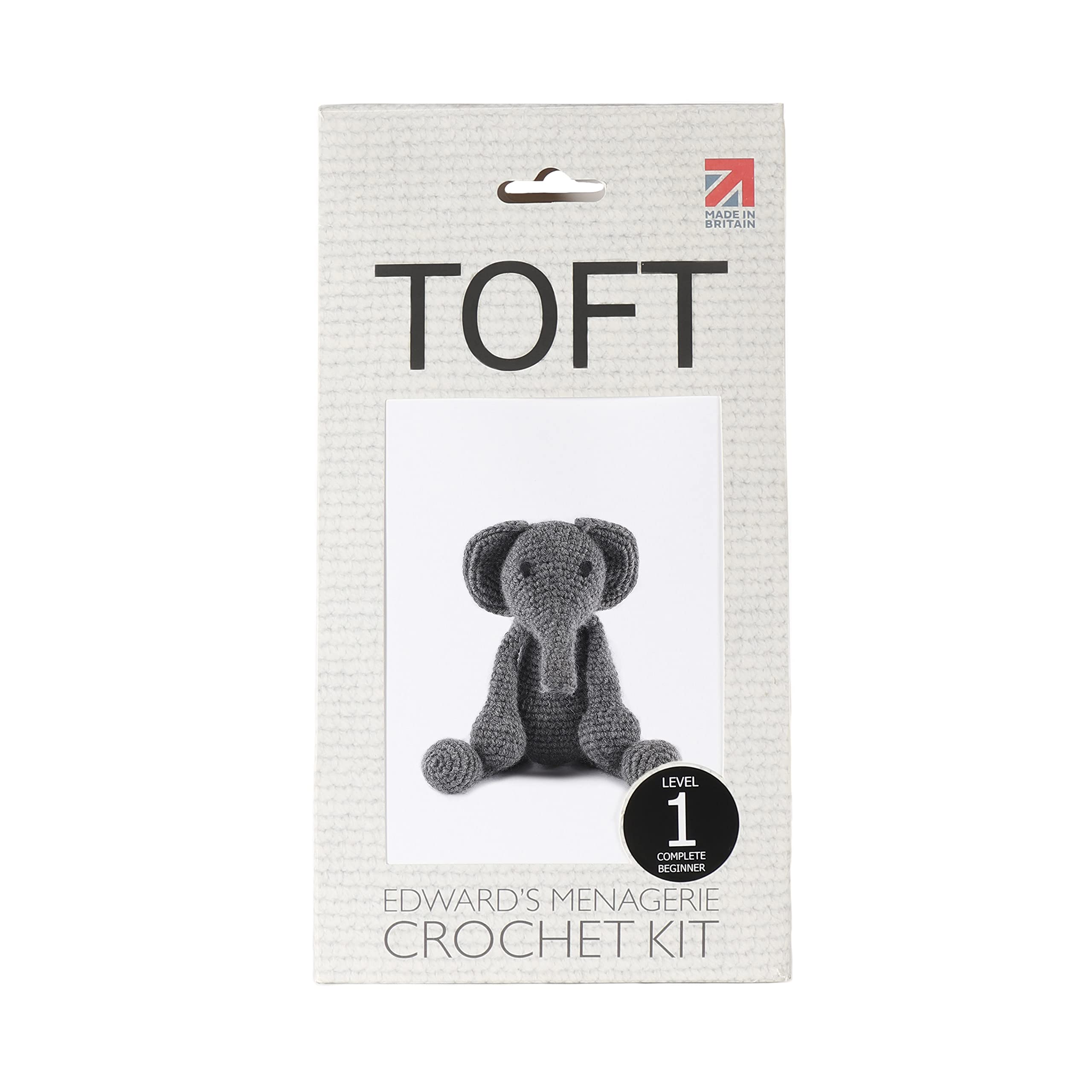 Toft Shale Bridget The Elephant Beginner Crochet Kit