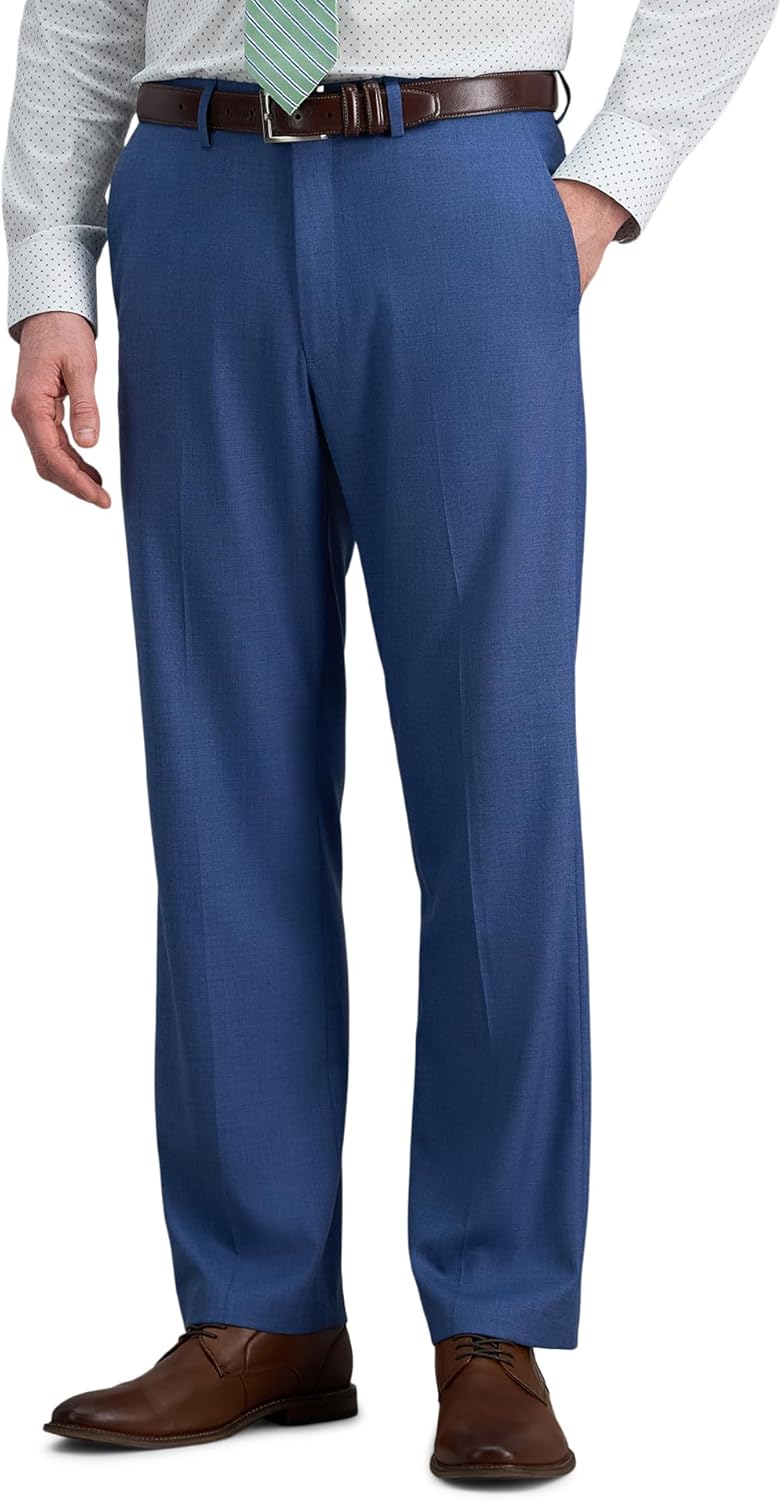 Haggar Men's JMH Premium Stretch Classic Fit Suit Separates - Pants & Jackets Azure