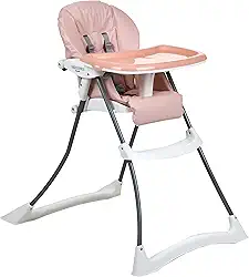 Burigotto Cadeira de Refeição Papa e Soneca, Rosa