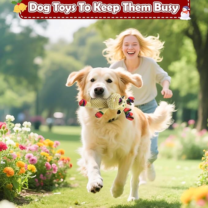 Juguete Navideño para Perro Squeaky Interactivo Forma de Venado miniatura 6
