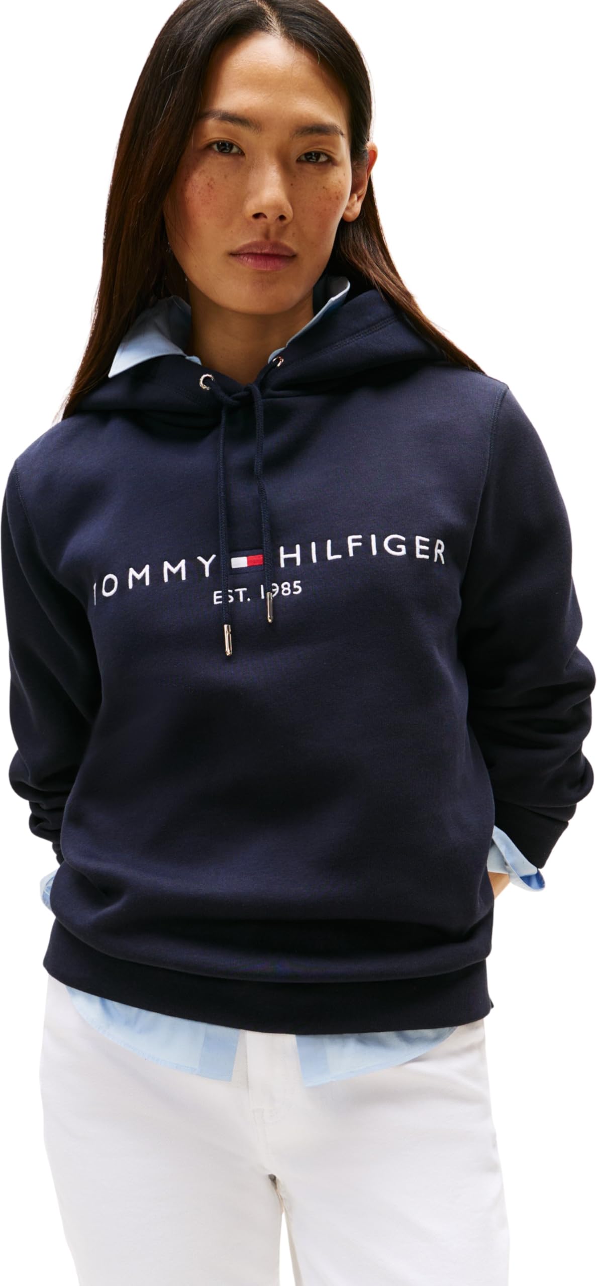 Heritage Hilfiger Hoodie Ls Kapüşonlu sweatshirt Kadın