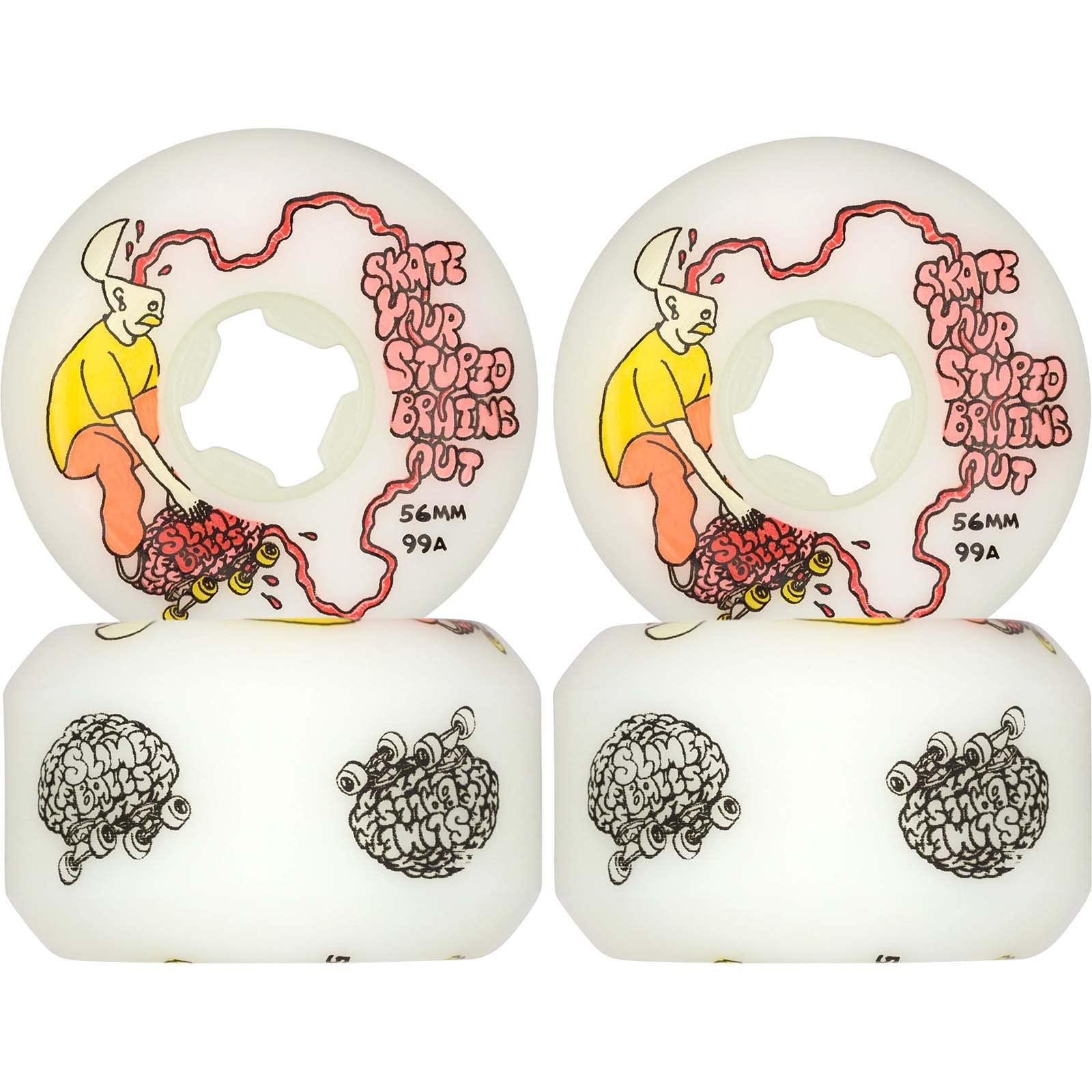SANTA CRUZ Slime Balls Stupid Brains Speed Balls Skateboard Wheels