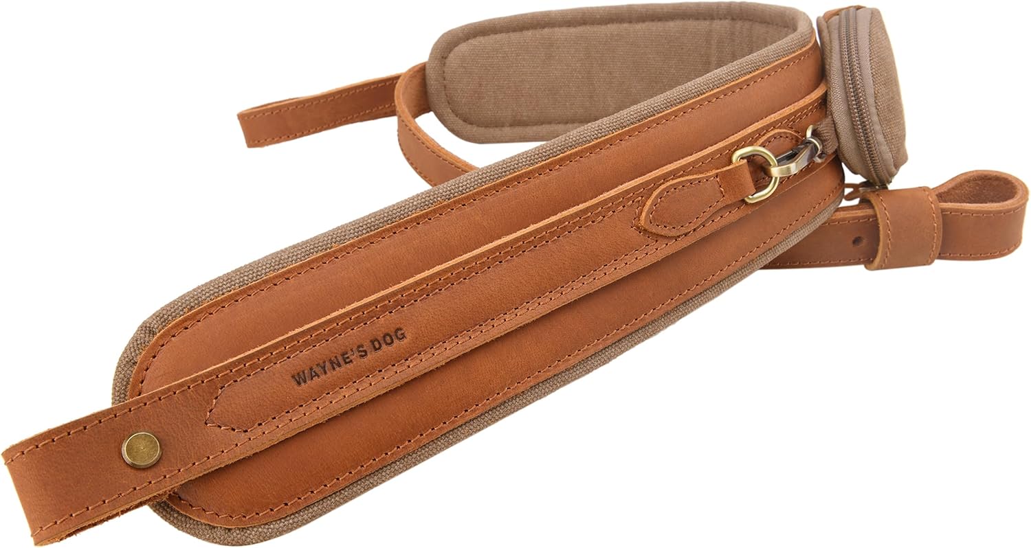 Leather Gun Sling for Rifle, Comfortbale Carrying Shotgun Strap Hunting for Lever Action