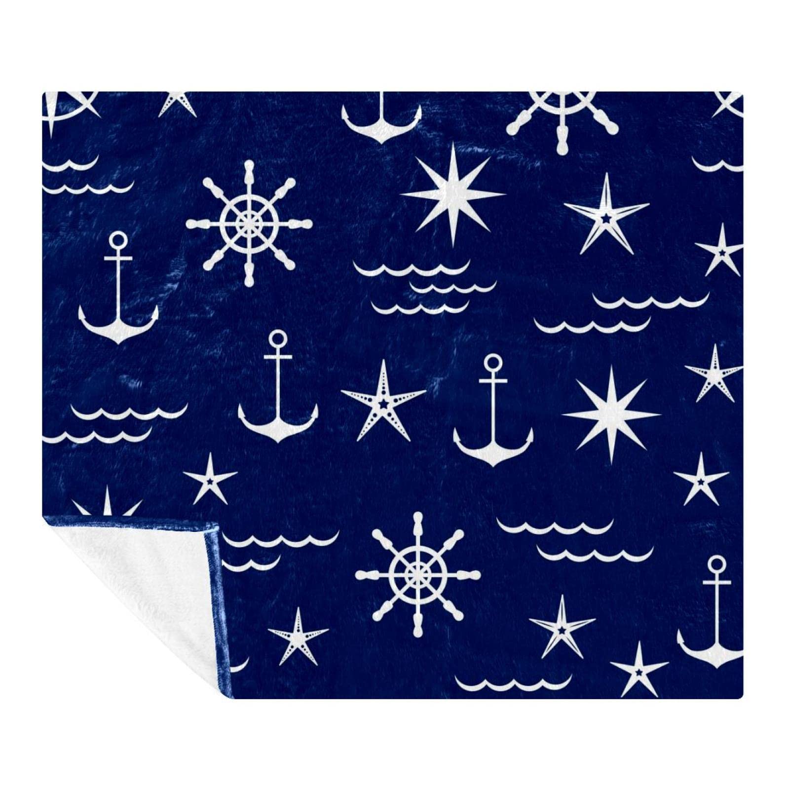 Plaid de canapé motif océan couverture douce pour réchauffer les soirées dans la chambre