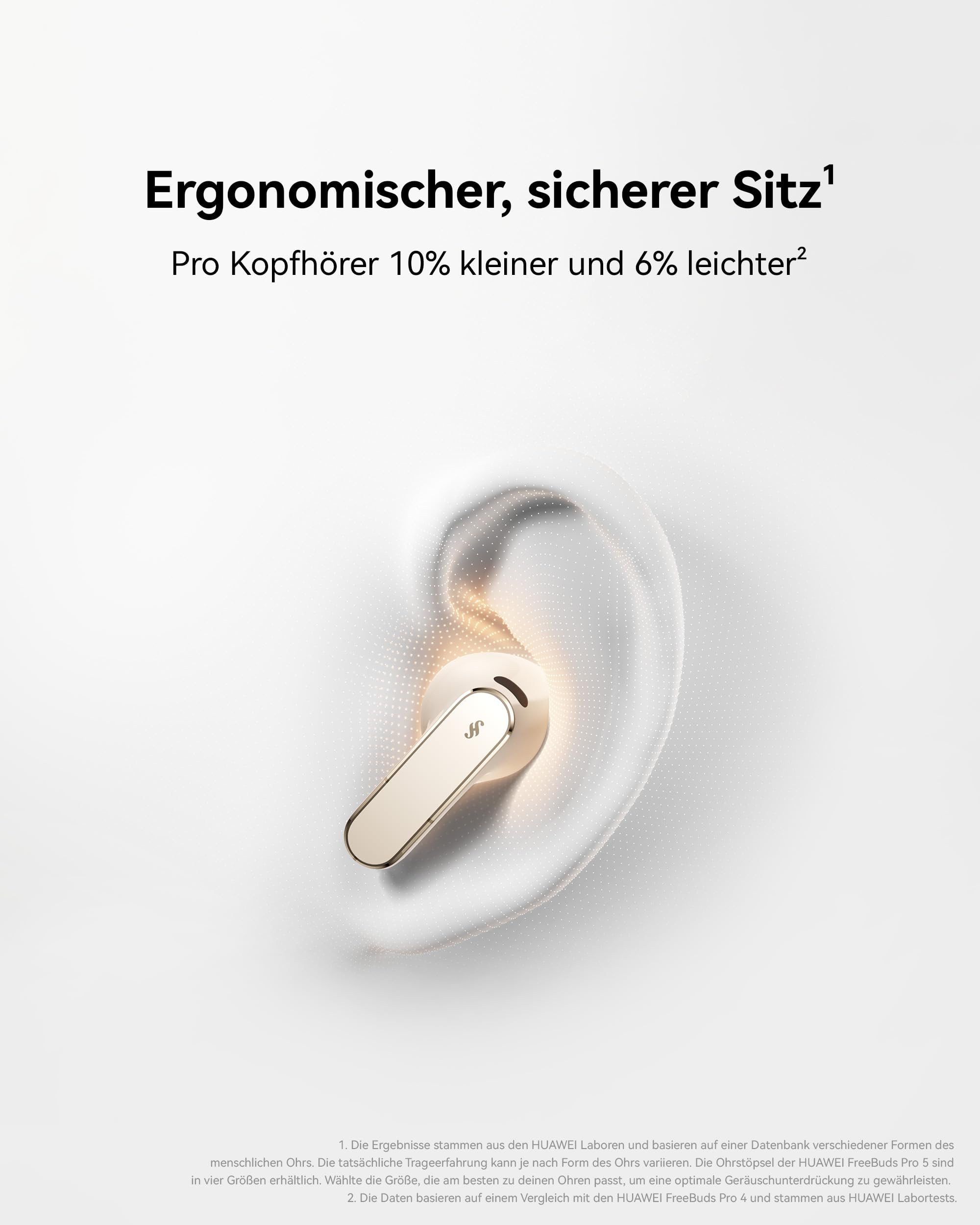 HUAWEI FreeBuds Pro 5 Kabellos Bluetooth Kopfhörer, Schwarz | In Ear Kopfhörer mit KI-Geräuschunterdrückung für Business & Büro, stabile Anrufe, IP57, für Sport, Bis zu 38 Stunden Akku