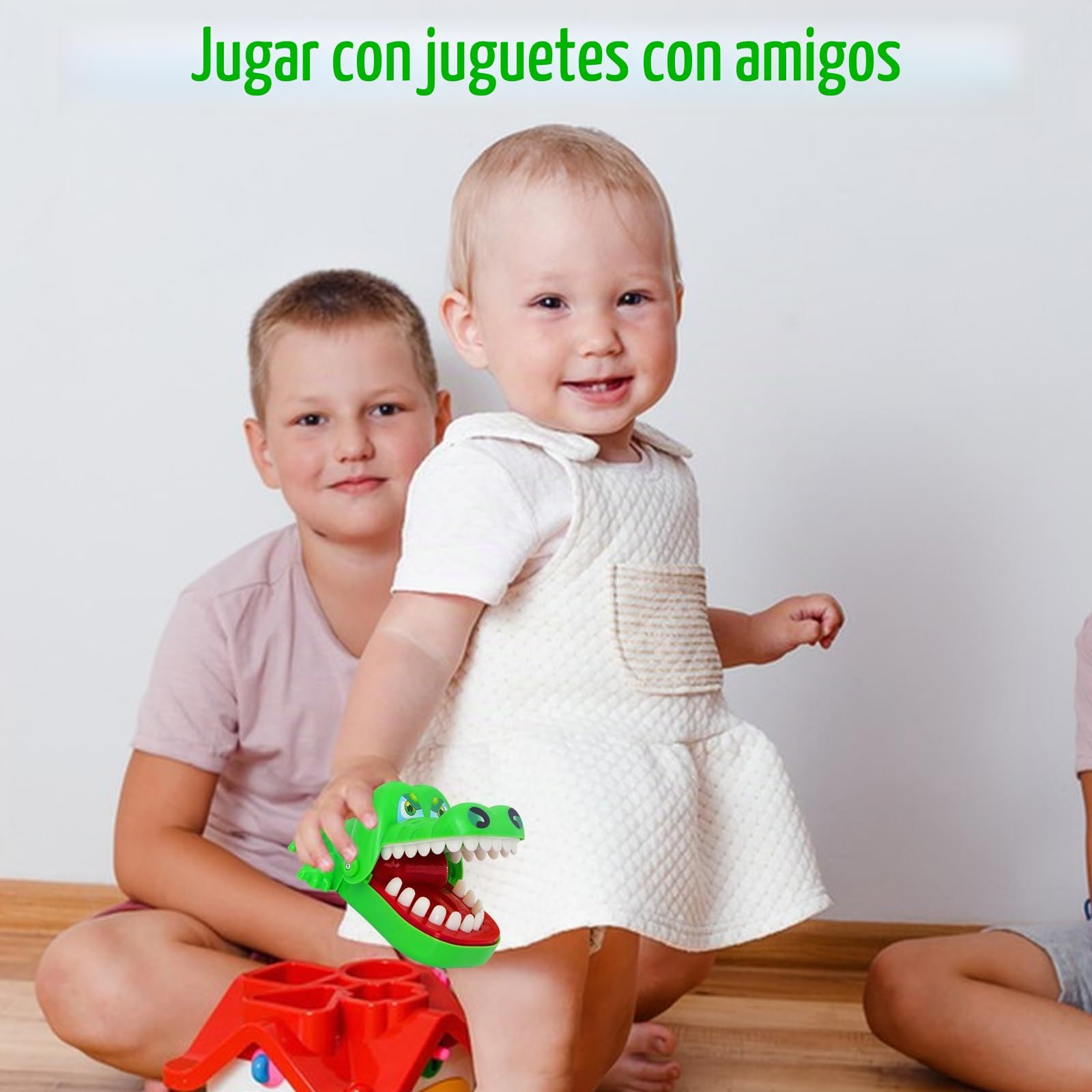 Juguete Cocodrilo Dientes - Juego de Mesa y Habilidad para Niños a Partir de 3 Años - Regalo Familiar