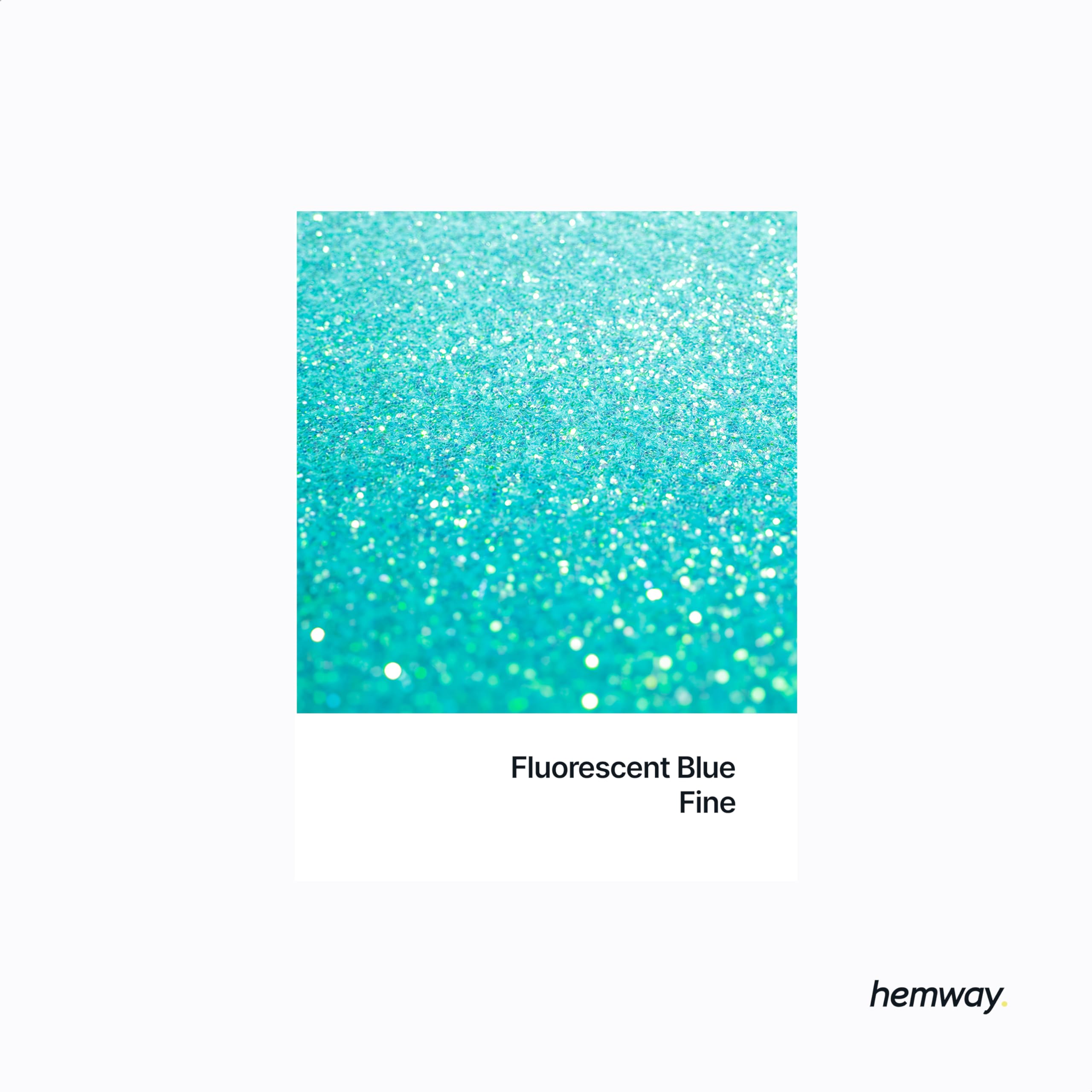 Hemway Glitter Shaker Fluorescent Blue 130g x2 Pack Fine, Craft Glitter Shakers for Resin & Epoxy Crafts - Image 2