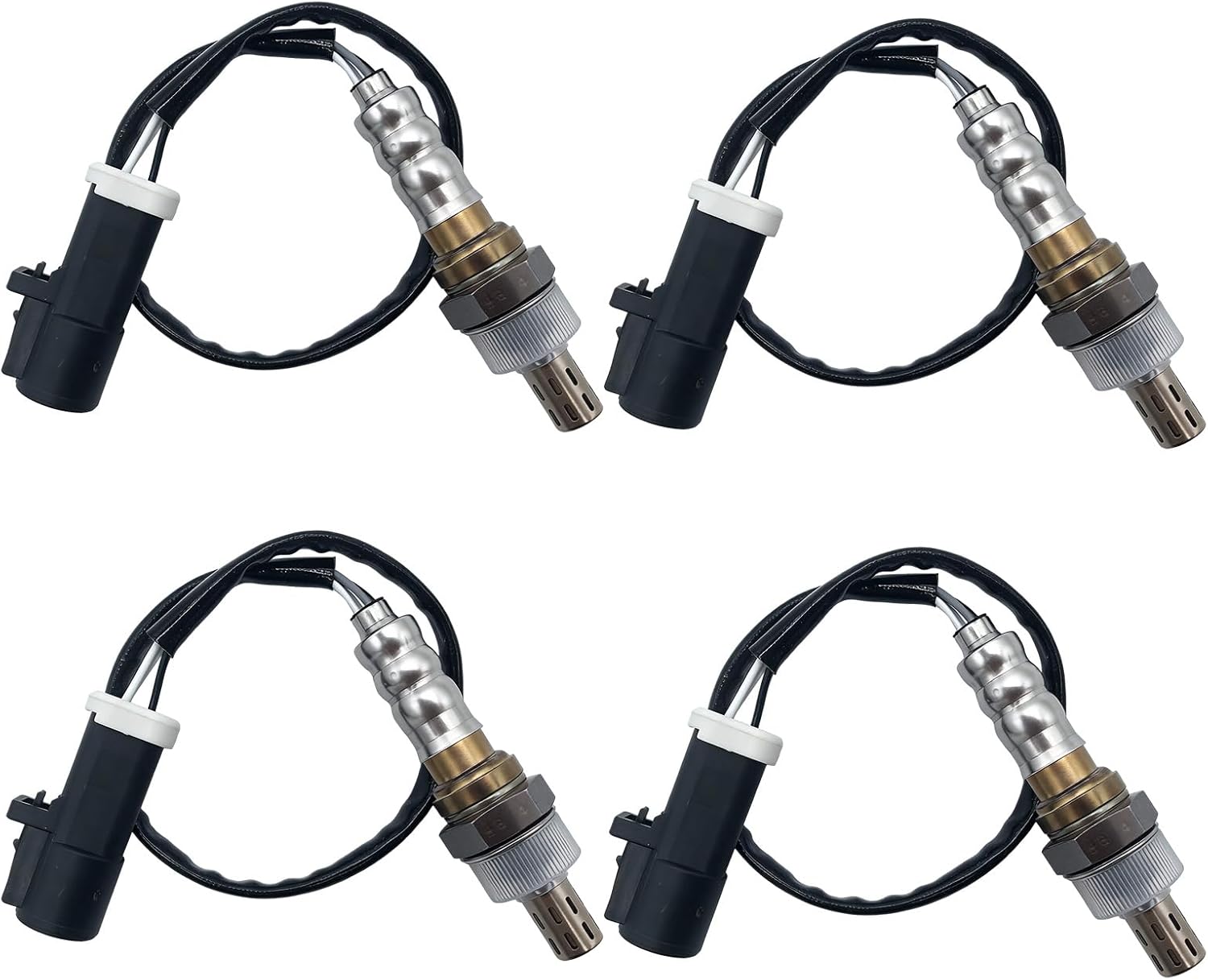 Oxygen O2 Sensor Upstream & Downstream 4pcs Compatible with Ford Jaguar Lincoln Mazda Mercury 15716 15717 15718 15719
