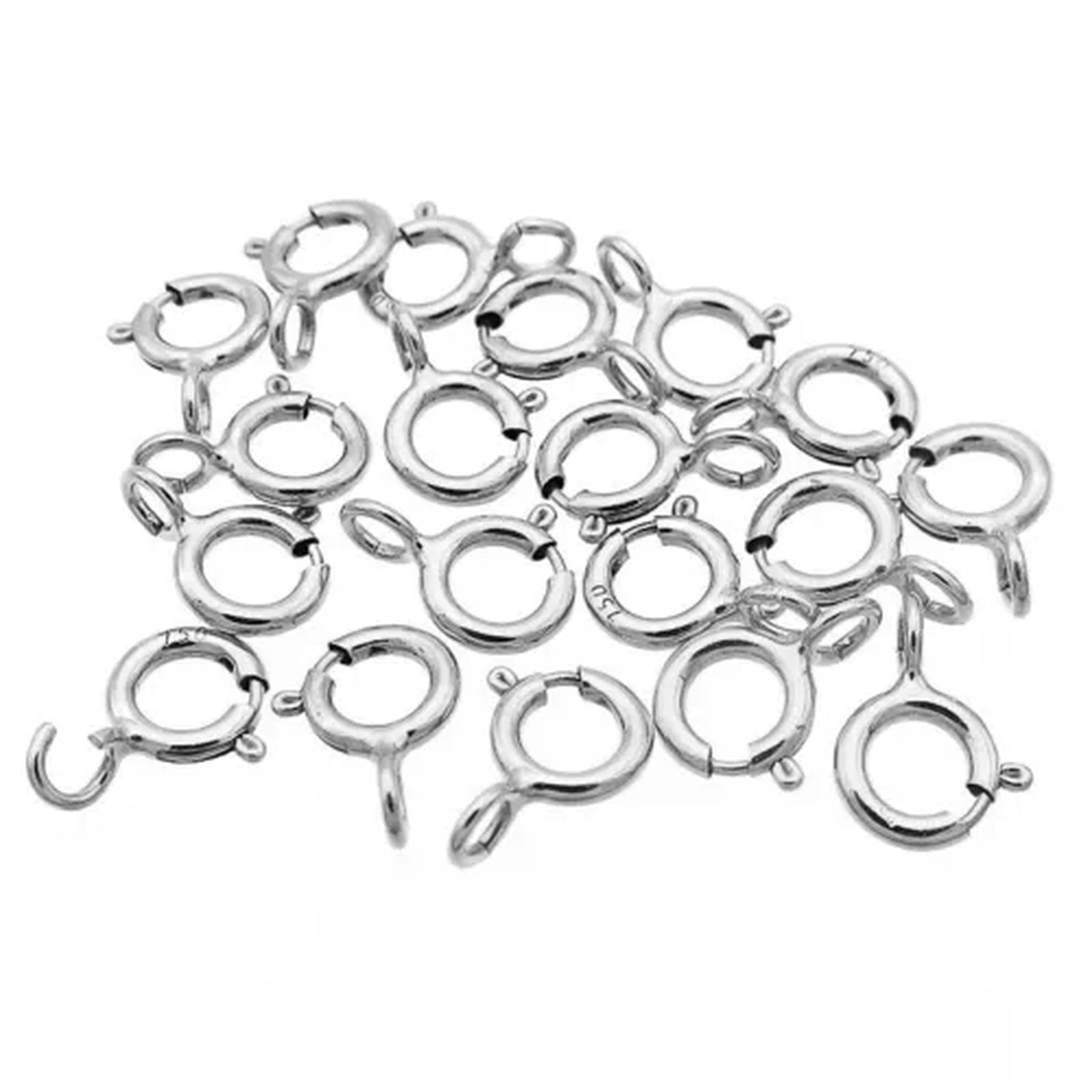 Fermoir à ressort en or jaune 18 carats, 1 pièce, réparation de Bracelets et colliers à faire soi-même