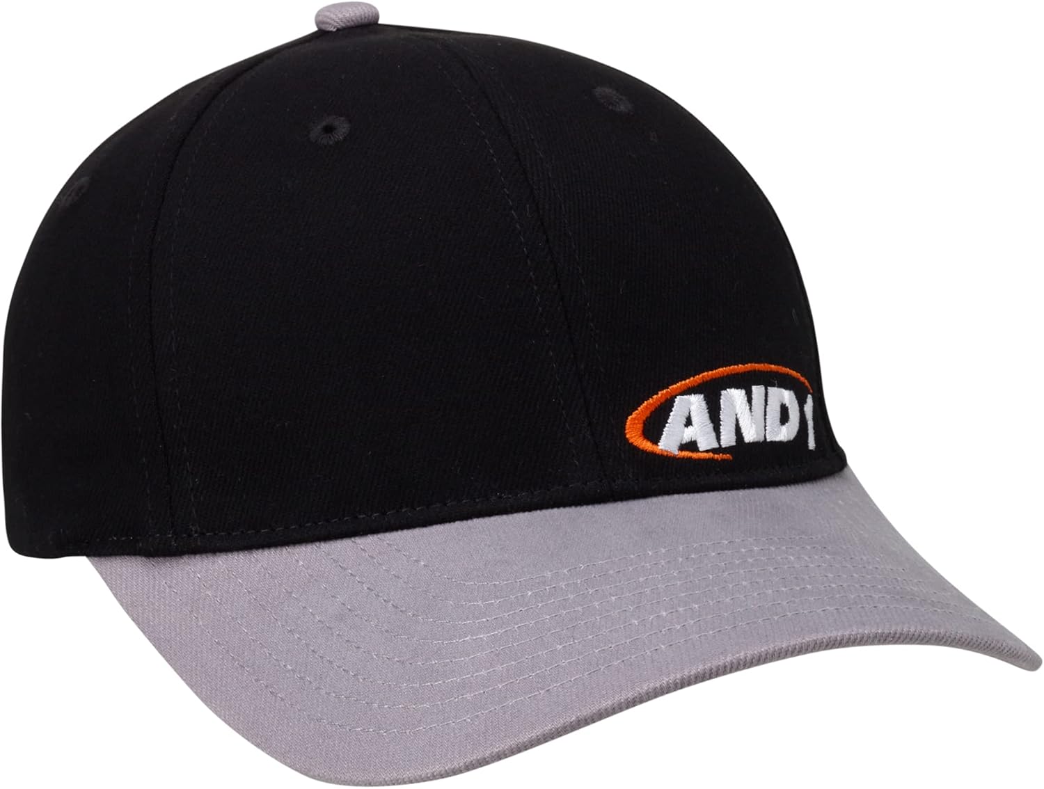 AND1 Men's Baseball Cap - Classic Basketball Flat Brim Hat