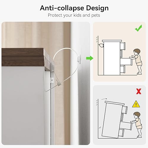 Miniatura 7 de IDEALHOUSE Cómoda moderna de 5 cajones, cómoda organizadora de armario y ropa de almacenamiento, cómoda moderna para armario, sala de estar,