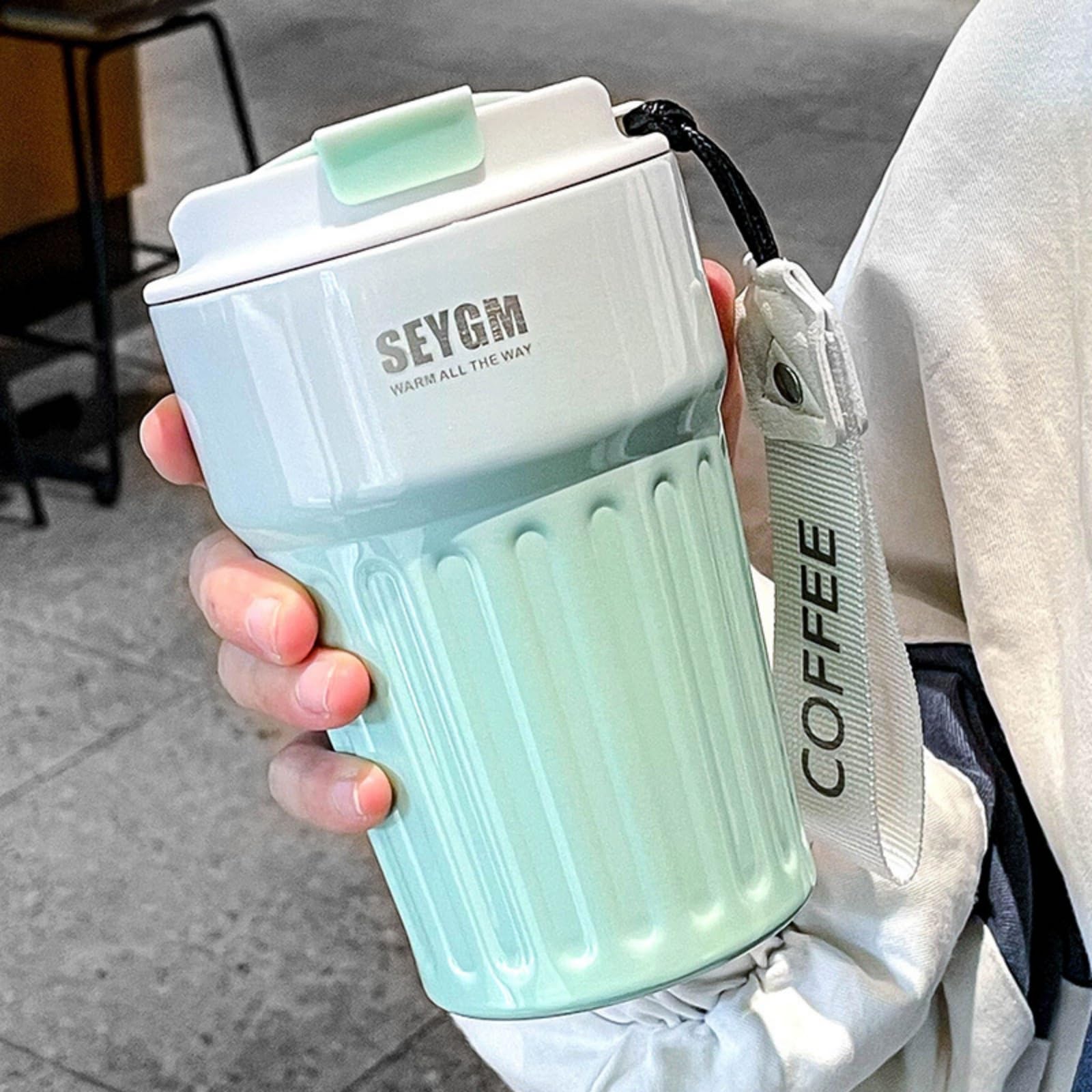 Amazon｜KazeSo水筒 400-500ml タンブラー 保温 ボトル 保冷