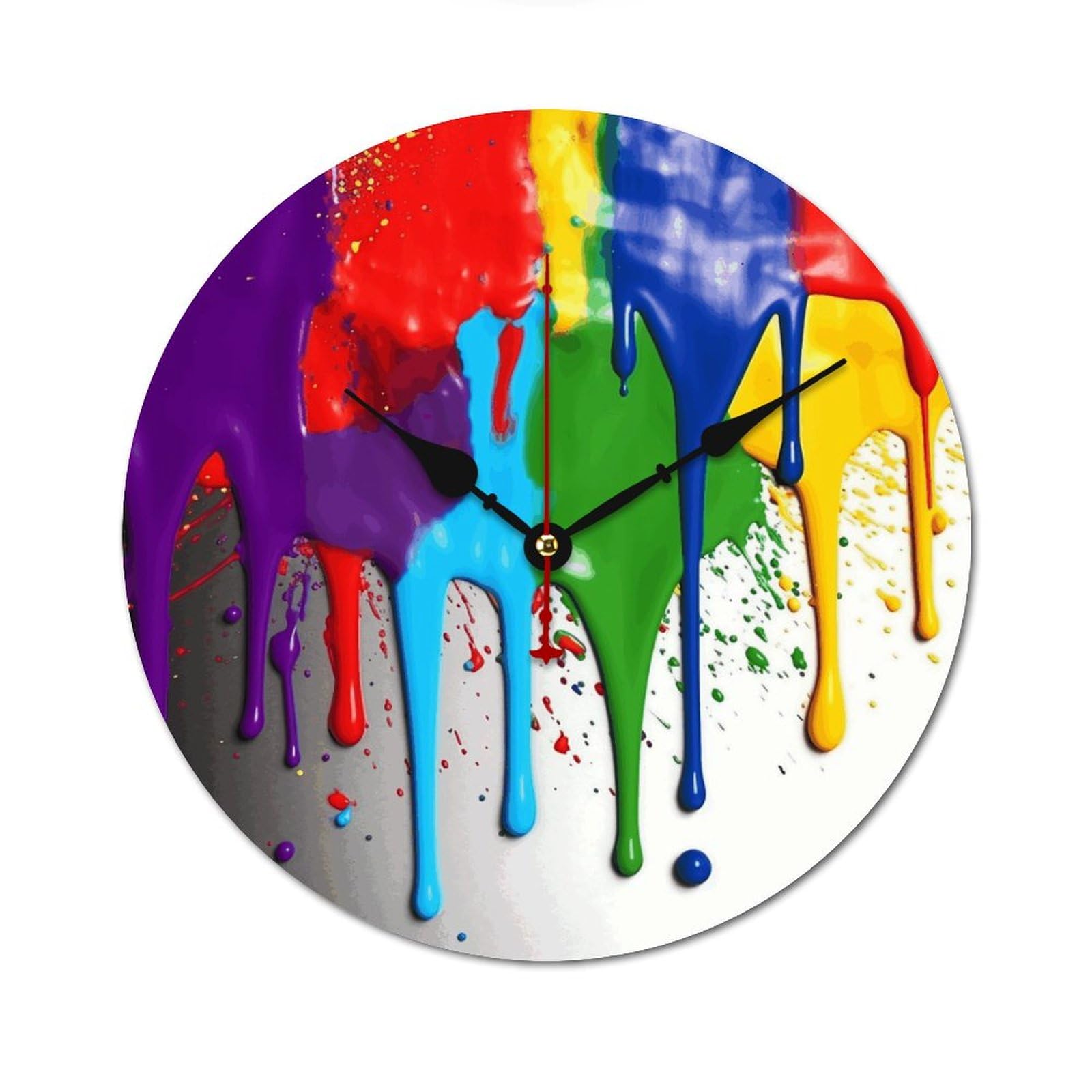 Horloge murale moderne en bois pour chambre et salle de bain ambiance zen