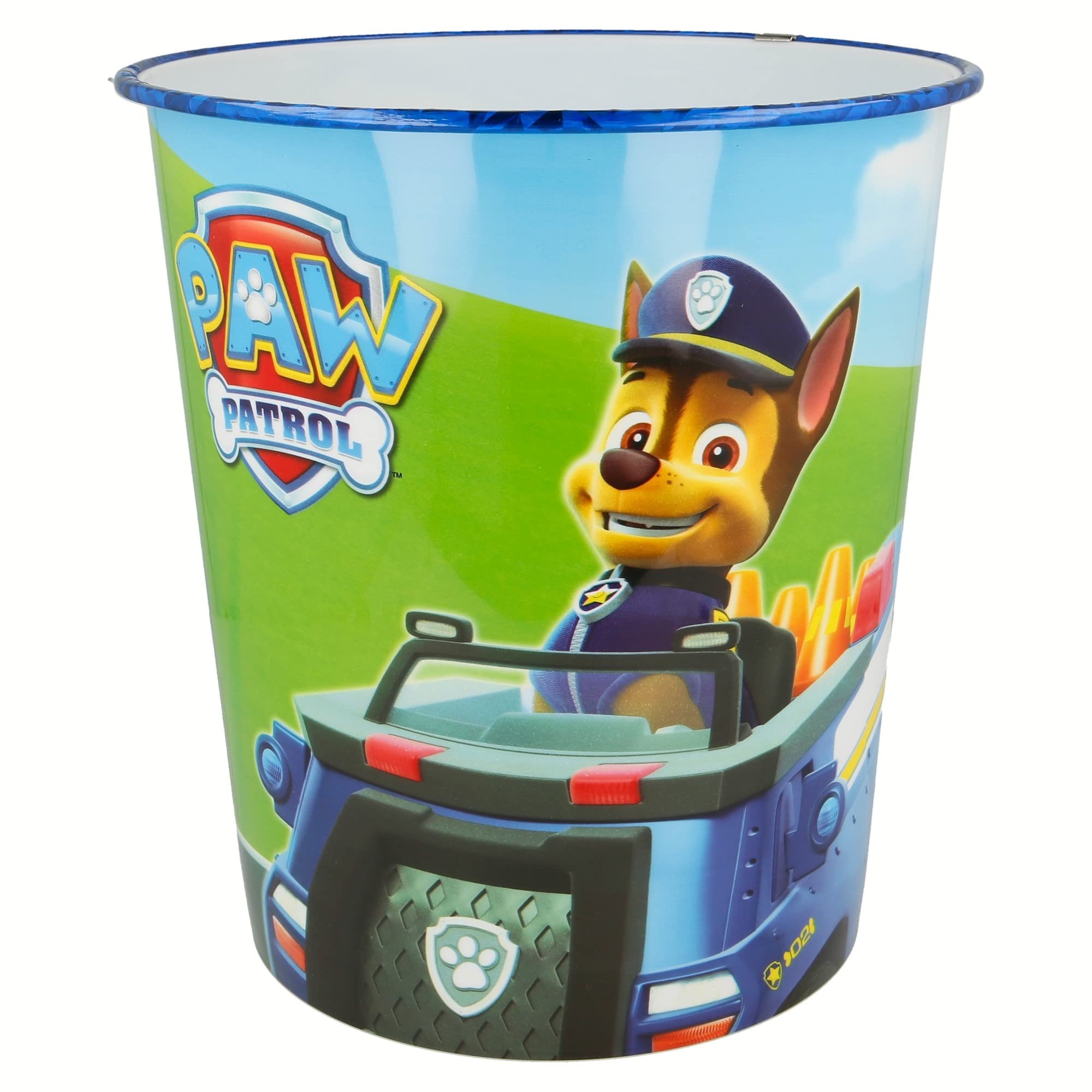 Stor Multicoloured Plastic Bin - Paw Patrol,21X22,7X16,4Cm