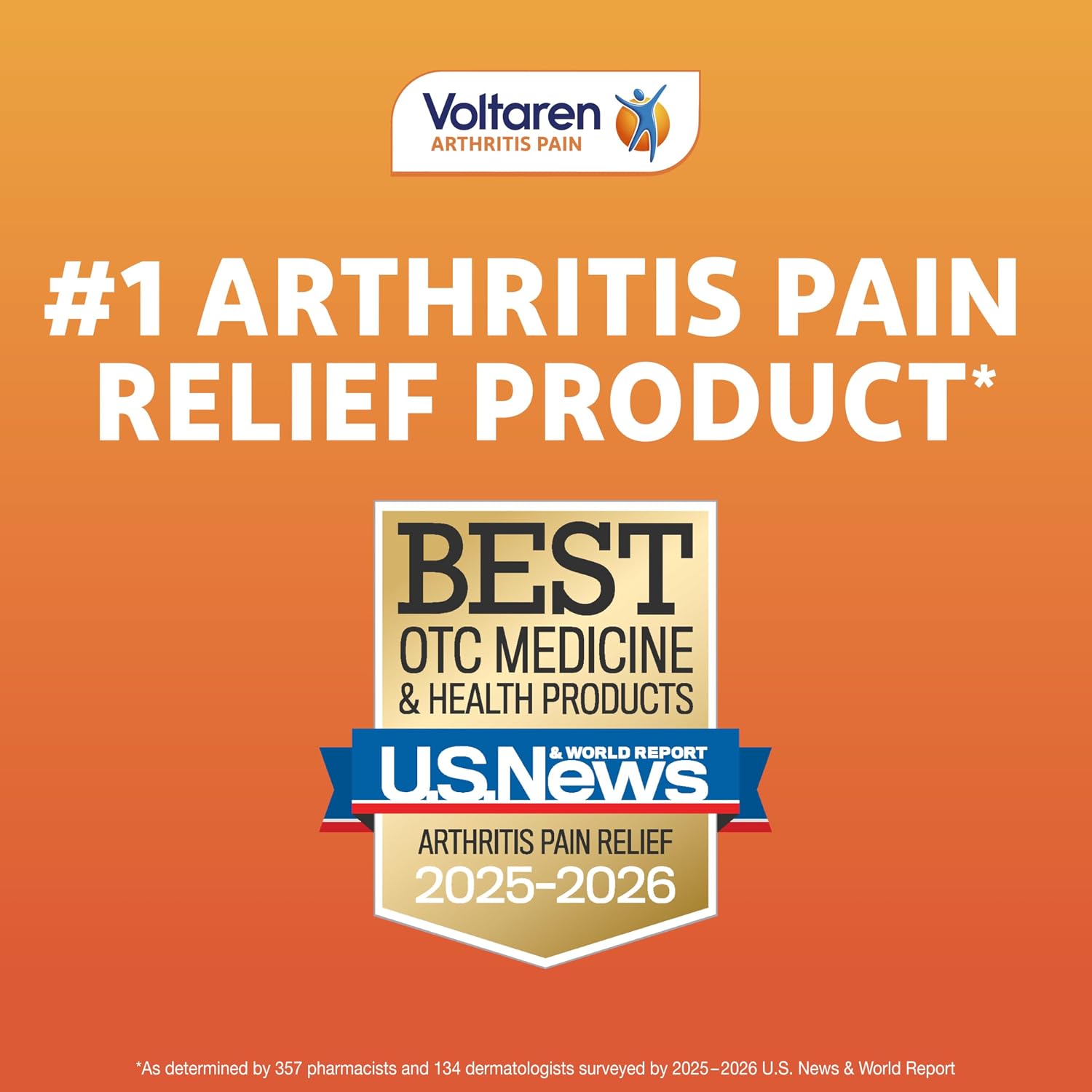 Voltaren Arthritis Pain Relief Gel, Diclofenac Sodium, 1% (NSAID), Clinically Proven Powerful Pain Reliever with Easy Open Flip Top Cap, No Prescription Needed, 5.3oz 4 Voltaren Arthritis Pain Relief Gel, Diclofenac Sodium, 1% (NSAID), Clinically Proven Powerful Pain Reliever with Easy Open Flip Top Cap, No Prescription Needed, 5.3oz - Image 2
