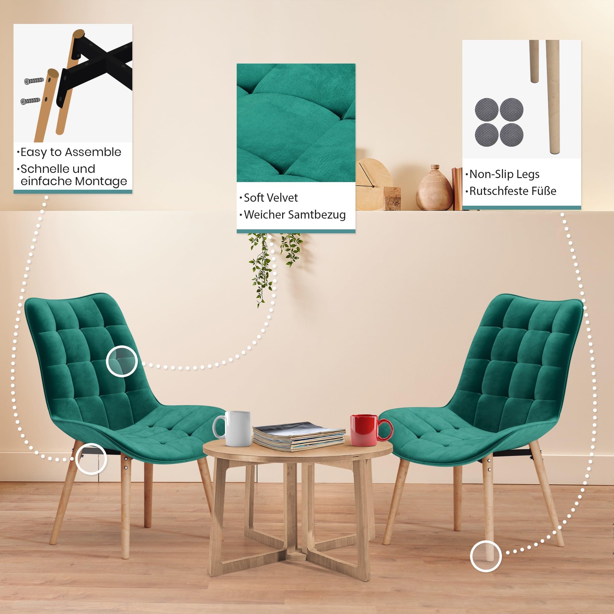 6 mooie eetkamerstoelen voor een moderne look