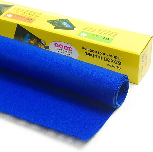 Miniatura 5 de Lavievert Tapete de rompecabezas de 3000 piezas enrollable, tablero de rompecabezas portátil para adultos, tapete de fieltro gigante para un fácil