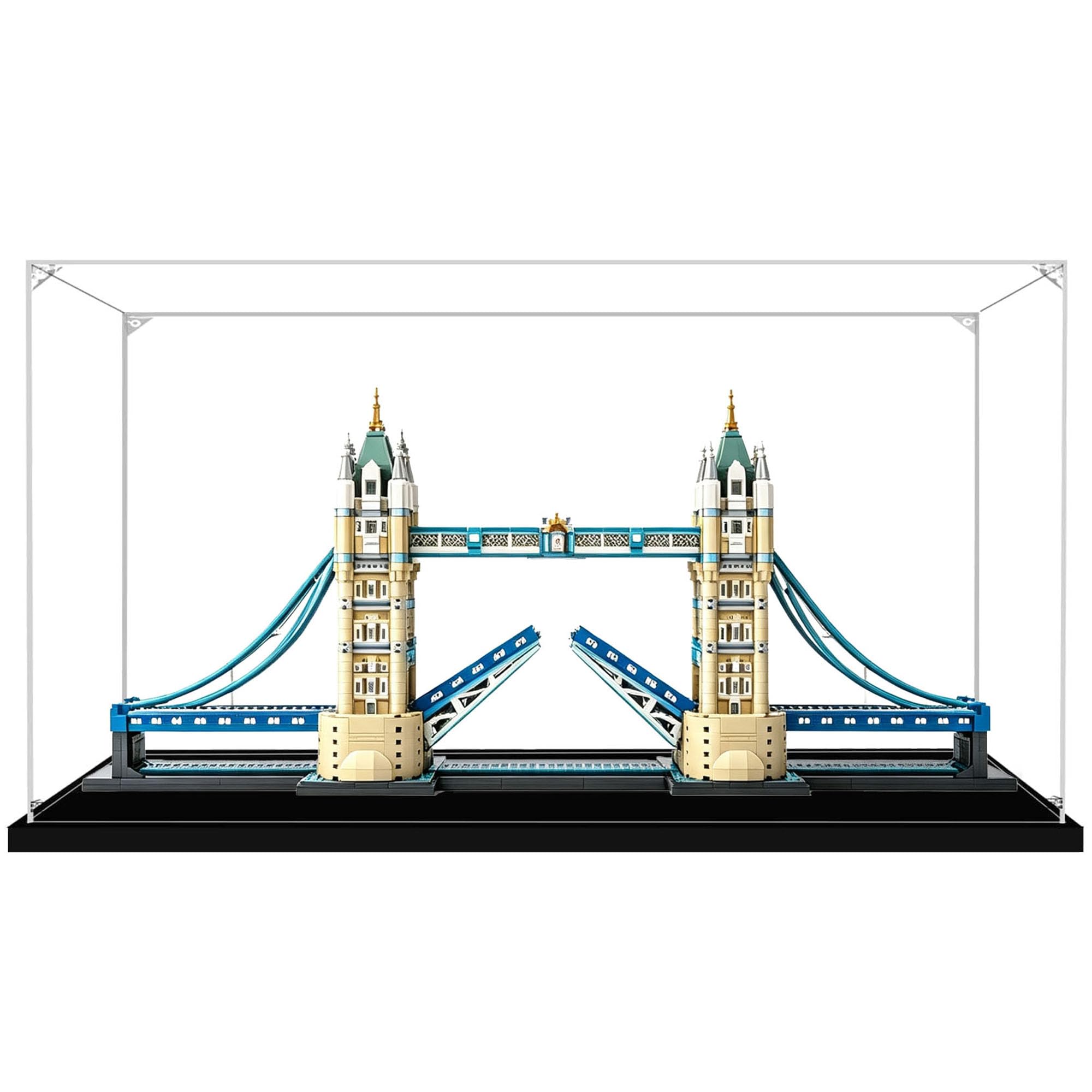 Vitrine acrylique pour Le-go 21067 Tower Bridge Londres (2 mm)