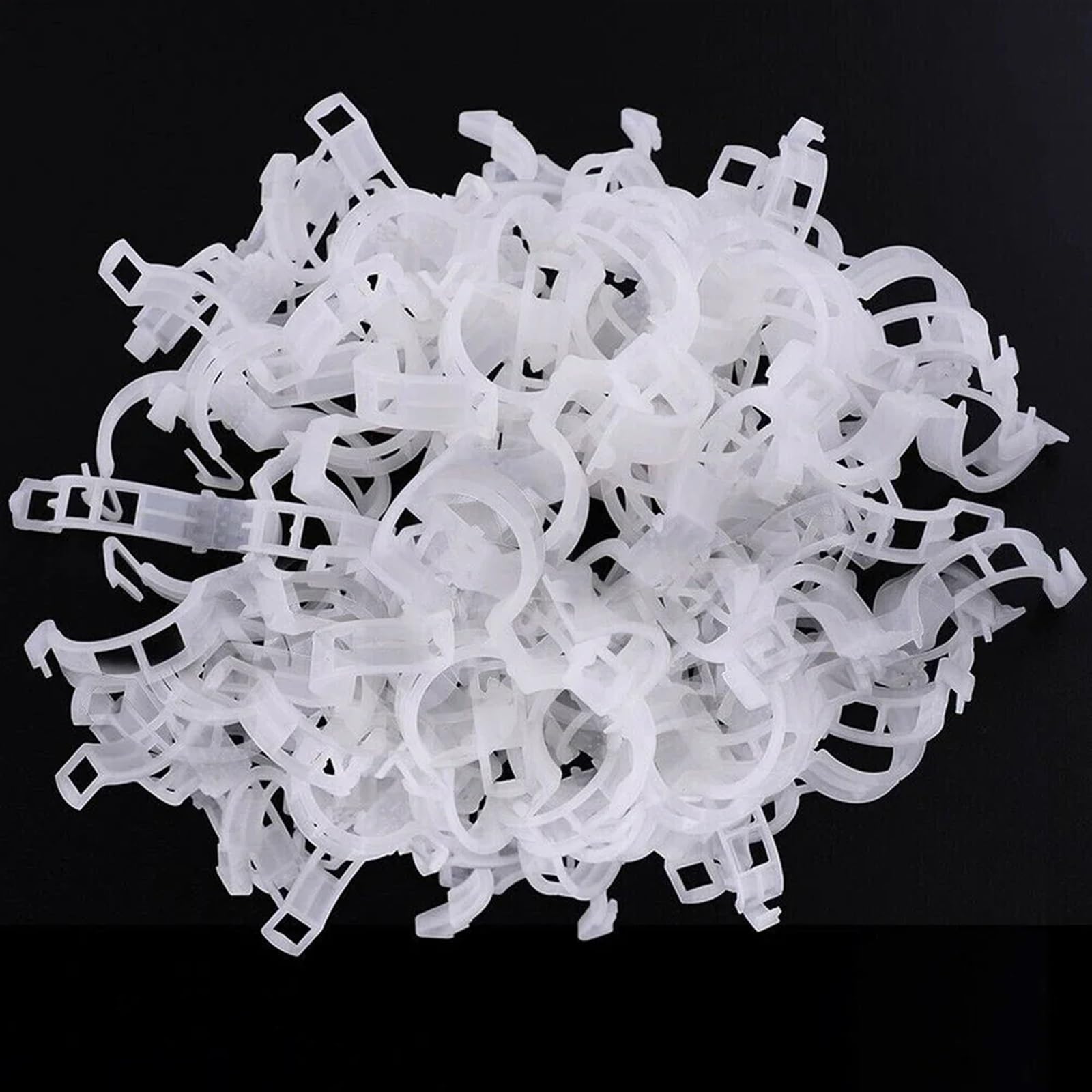 Mollette di sostegno per rampicanti da giardino, Clip di supporto for piante riutilizzabili for innesto di vite, fissaggio trasparente, 50/100/150 pezzi, giardino di pomodoro(150Pcs)