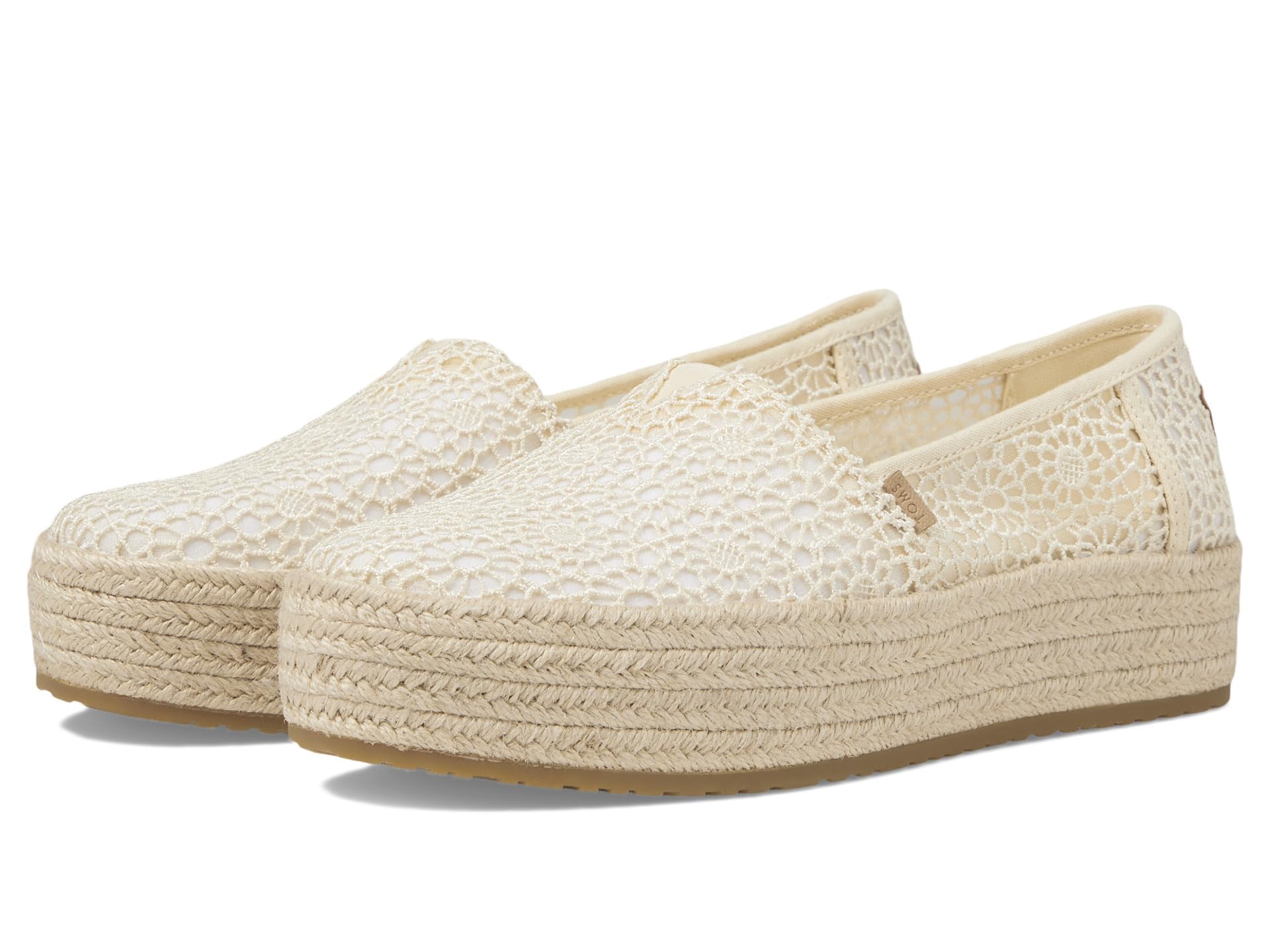 Womens Valencia Denim Plaform Espadrille Flats Casual - Blue-image-46