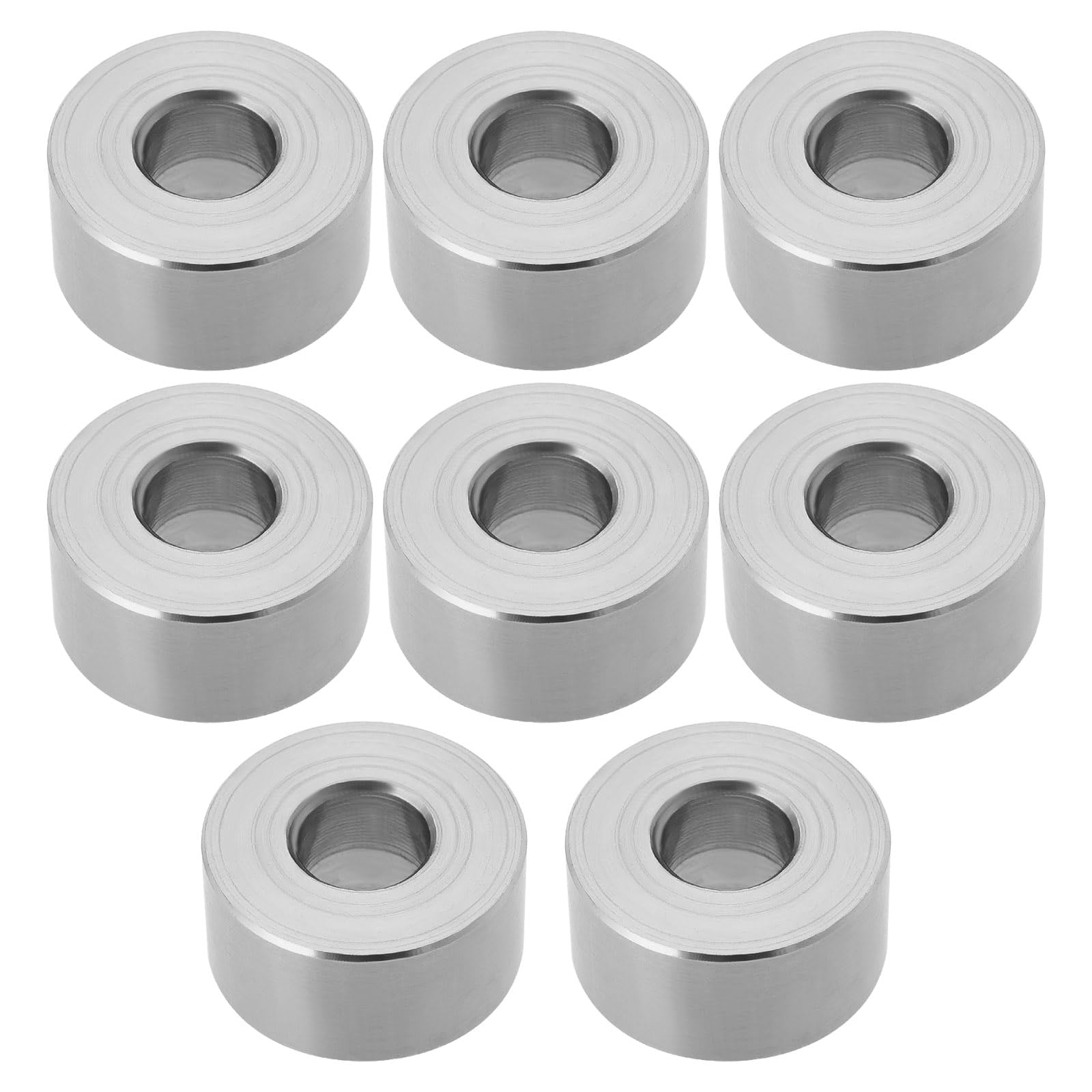 8 Distanziatori Acciaio Inox 304 M8 - 8.2x20x5mm, Per Meccanica Ed Elettrodomestici