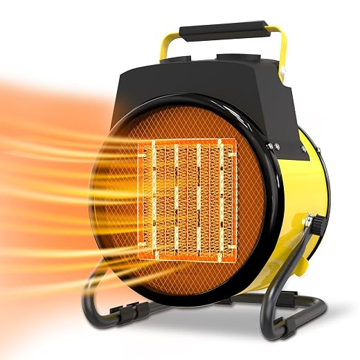Portable Outdoor Heater 1500W with 90° Adjustable Angle, Overheat Protection & Rapid 3-Second Heating for Patios, Garages, Bedrooms, and Offices