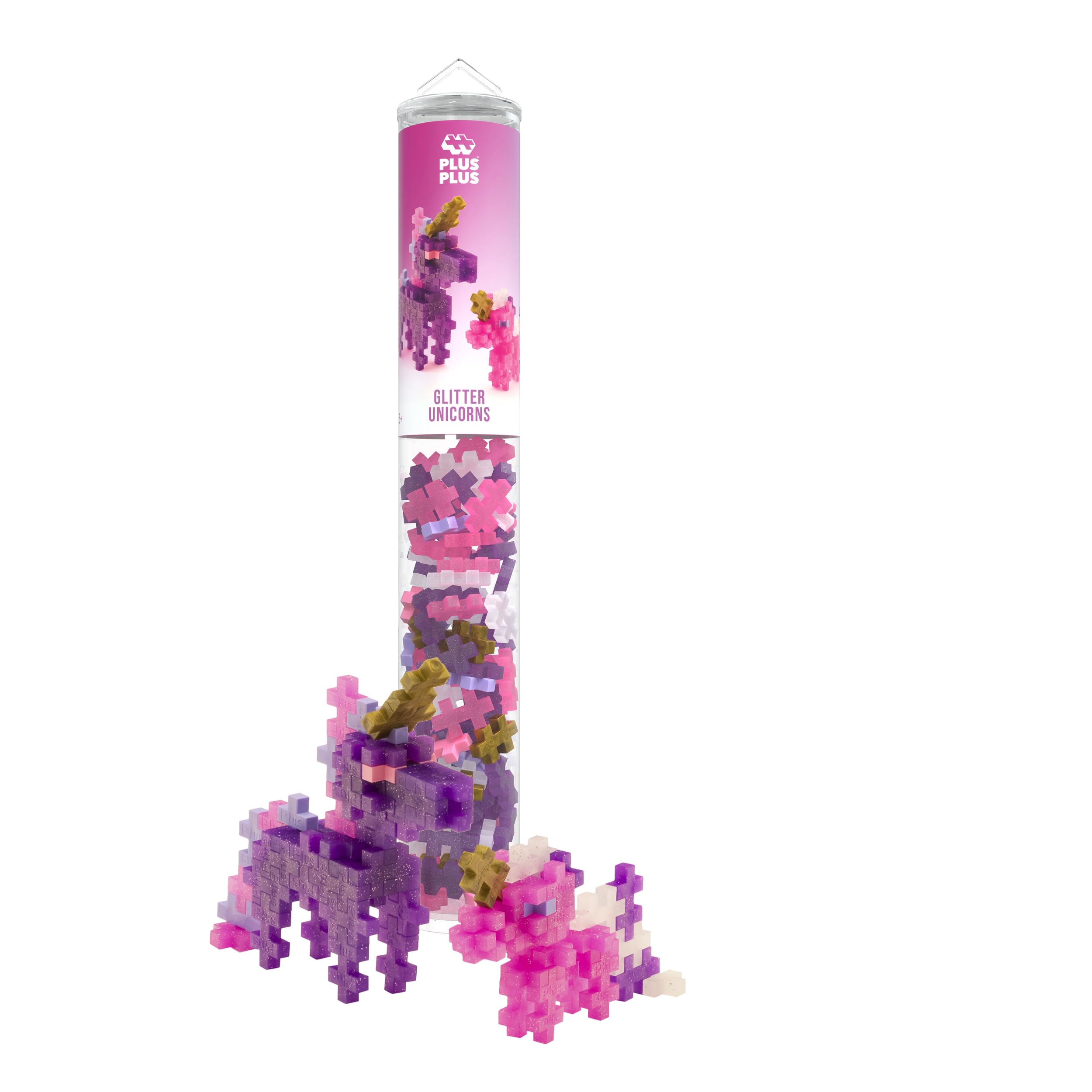 Plus Plus Building Blocks Toy, Unicorn Toys for Kids Creative Learning Resources and STEM Play for Home and Travel