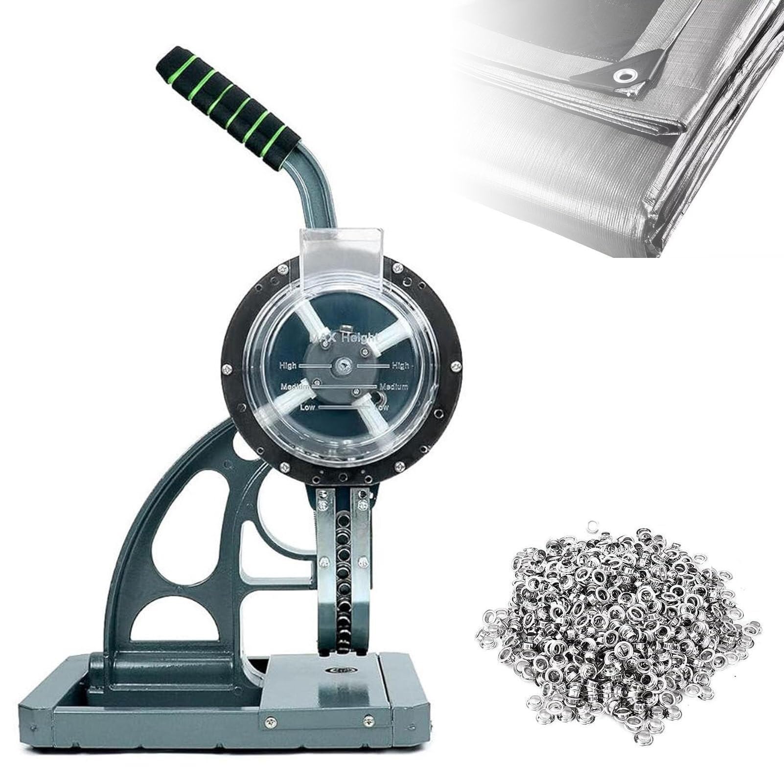 Machine à œillets semi-automatique 12mm pour bannières et panneaux