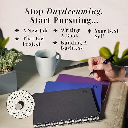 Miniatura 9 de Diario de objetivos de búsqueda  Agenda sin fecha de 6 meses  Un método único y realista para la productividad la motivación y el establecimiento de