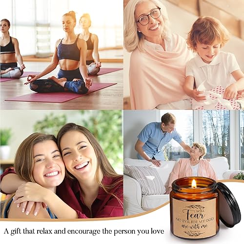 Miniatura 6 de 10 tarros de velas religiosas cristianas católicas perfumadas a granel de 3.5 onzas con versículos bíblicos de fe, regalos de iglesia para mujeres,