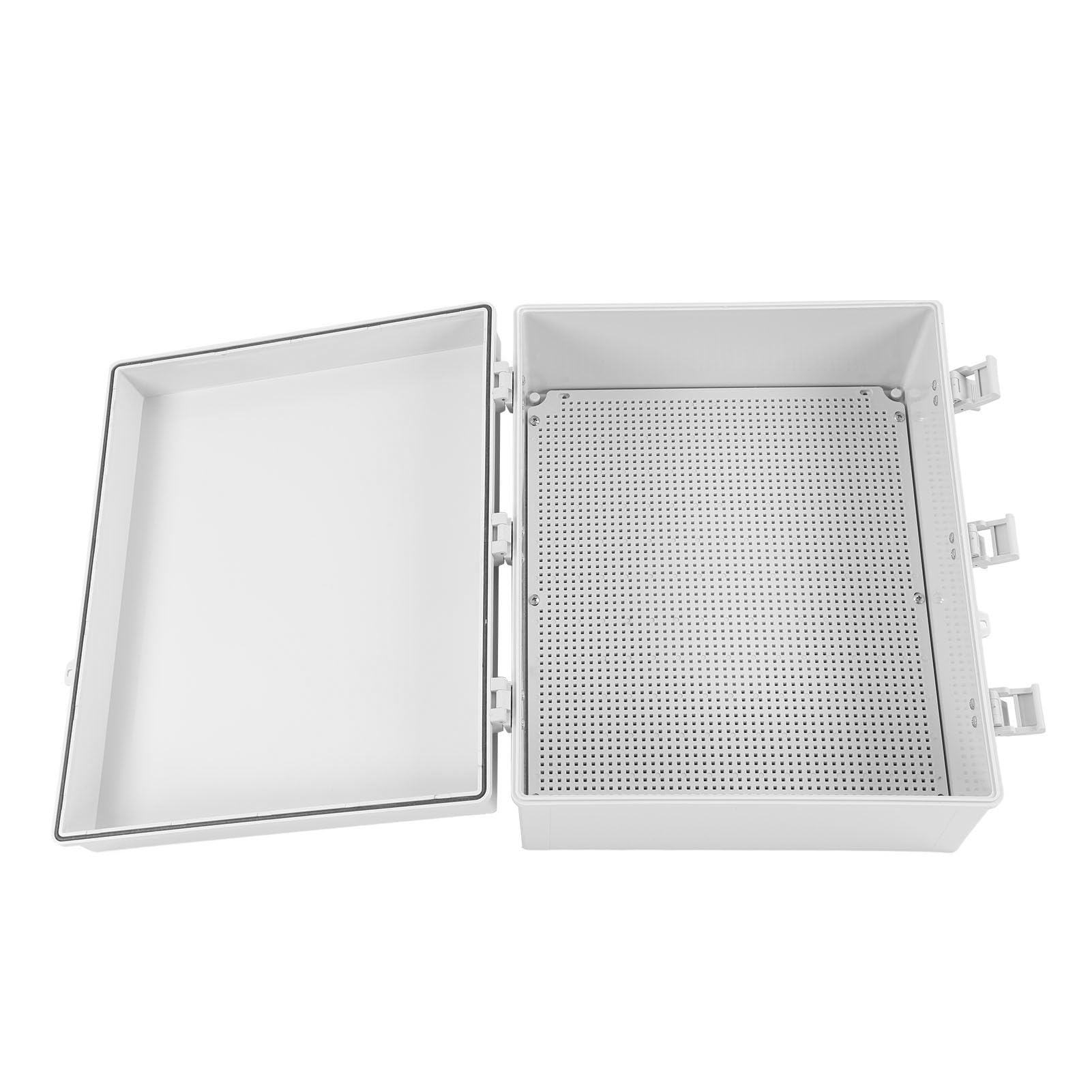 Puszka projektowa PolyGen IP66 15,75 x 11,81 x 7,87 cala, elektryczna skrzynka przyłączeniowa z tworzywa ABS z płytą montażową i śrubami do połączeń okablowania zewnętrznego (500 X 400 X 200 mm /