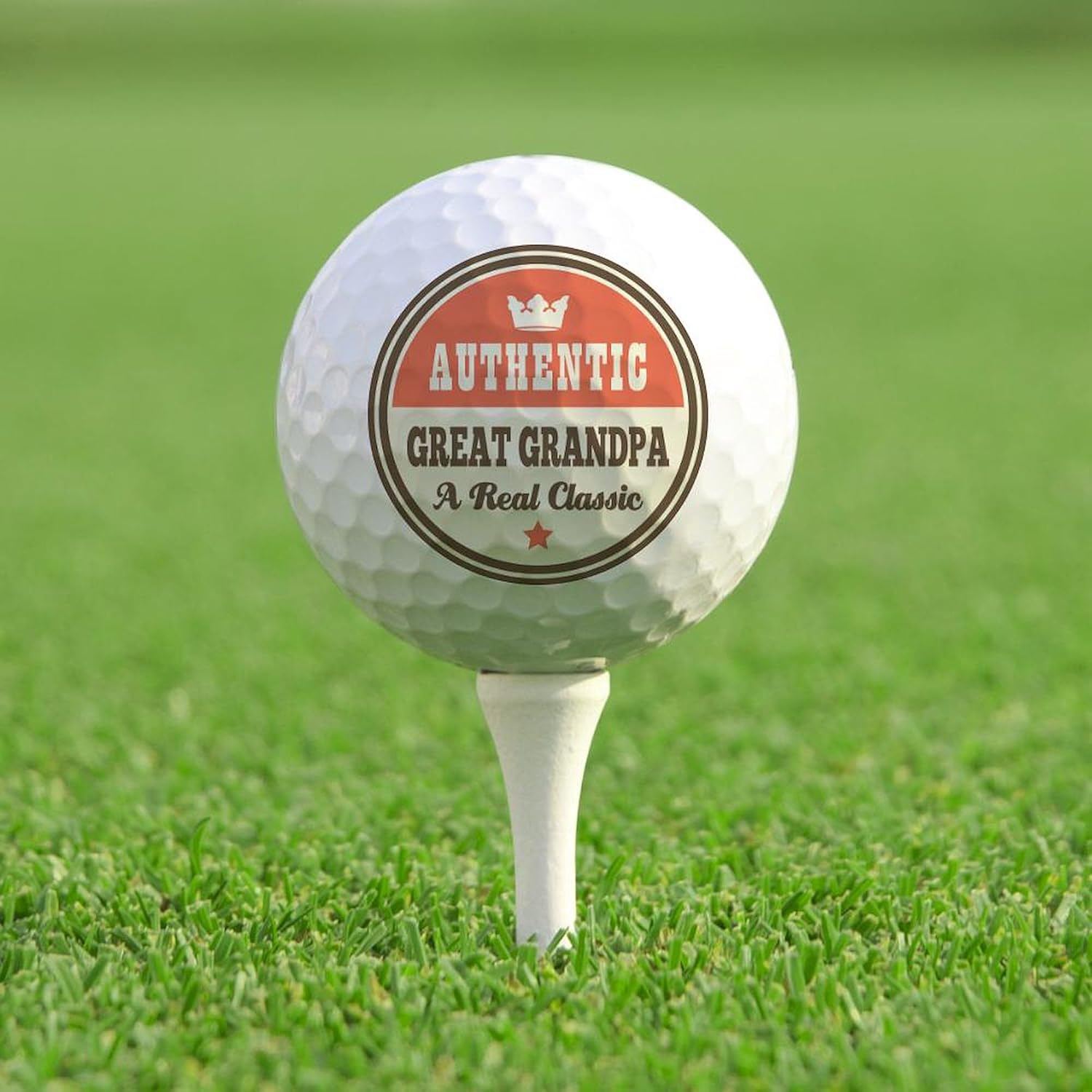 CafePress Great Grandpa Real Classic Novelty Golf Balls (Pk of 12)