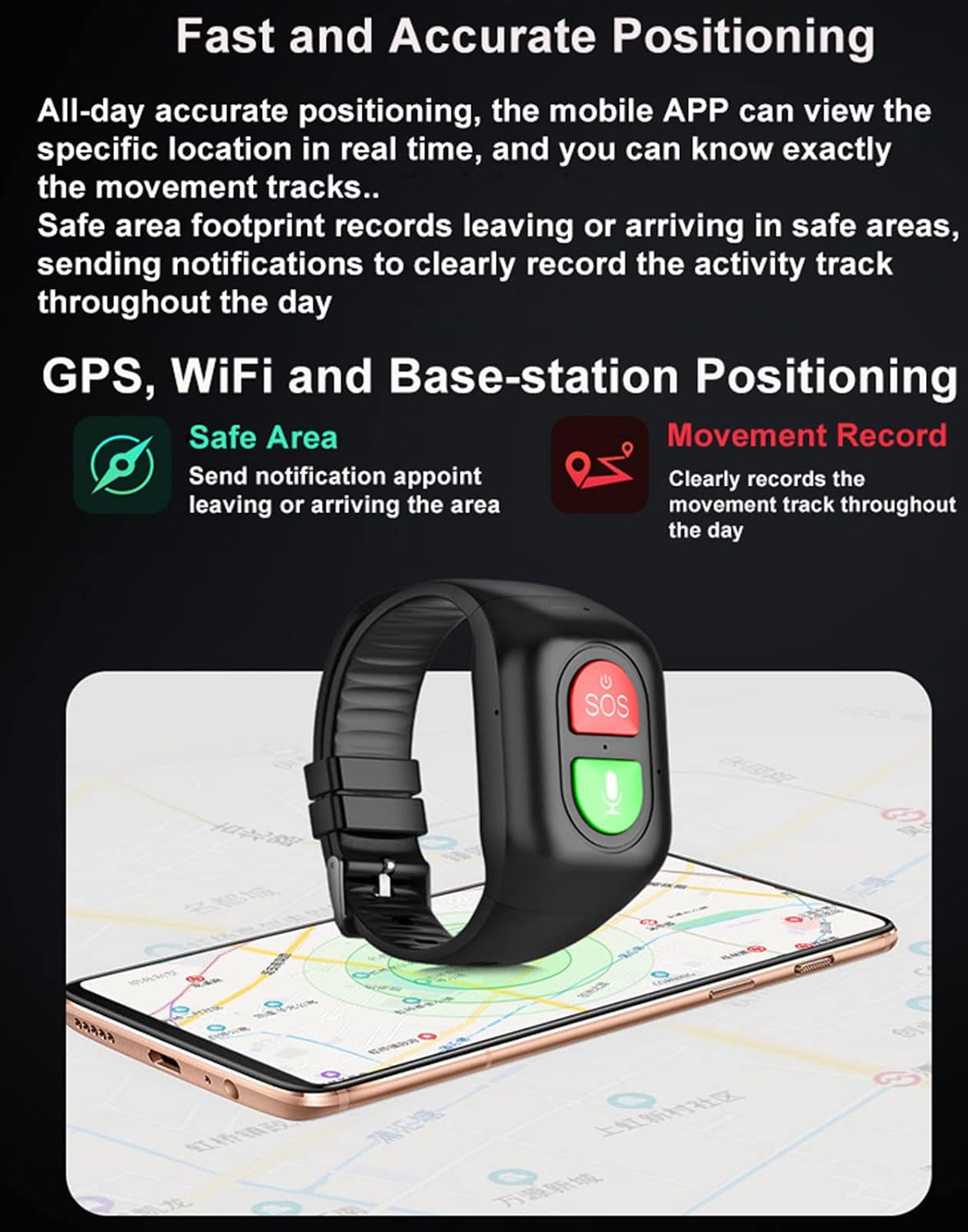 Fast and Accurate Positioning with GPS, WiFi, and Base-station