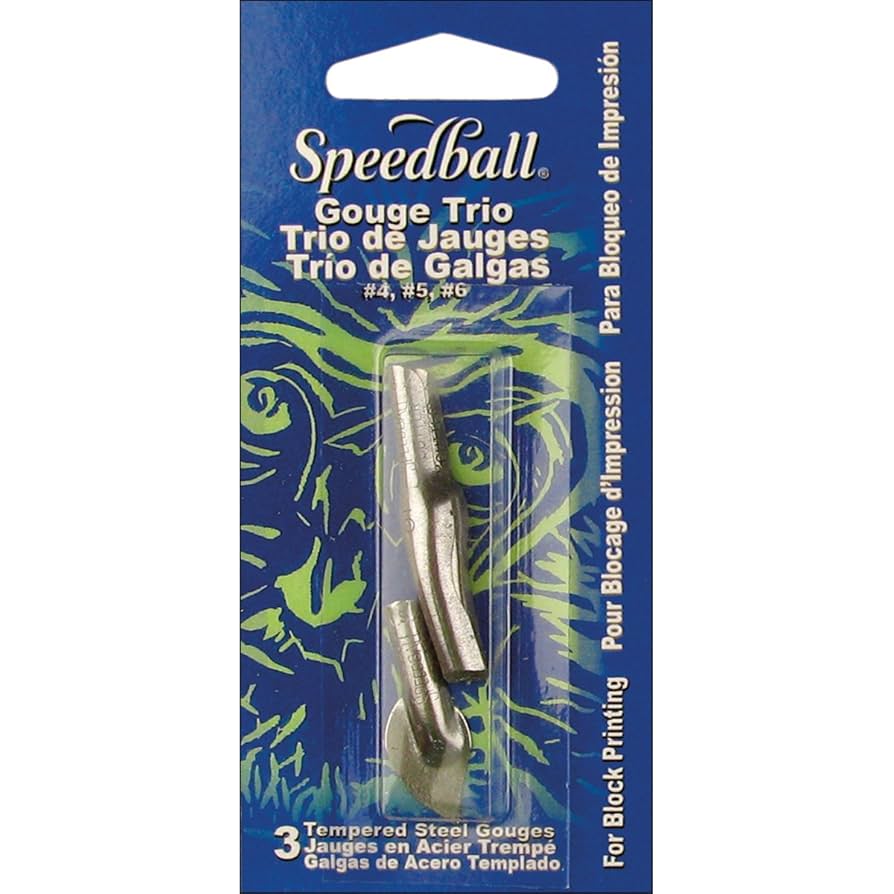◯Lino laulea Amazon.com: Speedball Lino Gouge Blades 3/Pkg-Large U Gouge