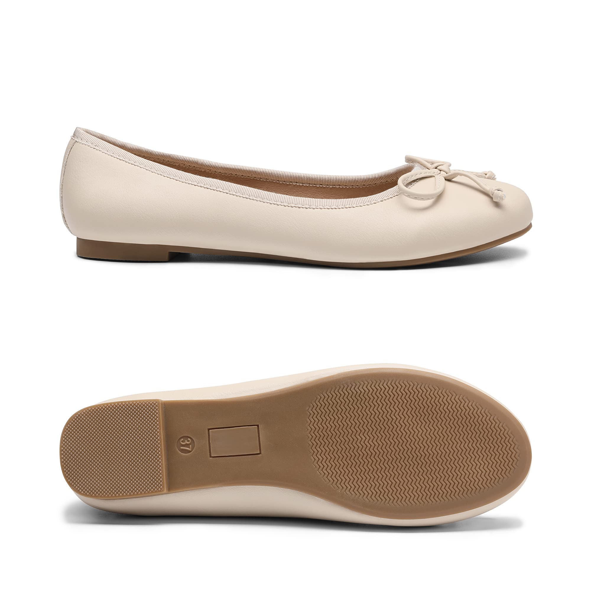 DREAM PAIRS Ballerines Femme Classiques Chaussure de Plate pour Femmes de Travail Marche