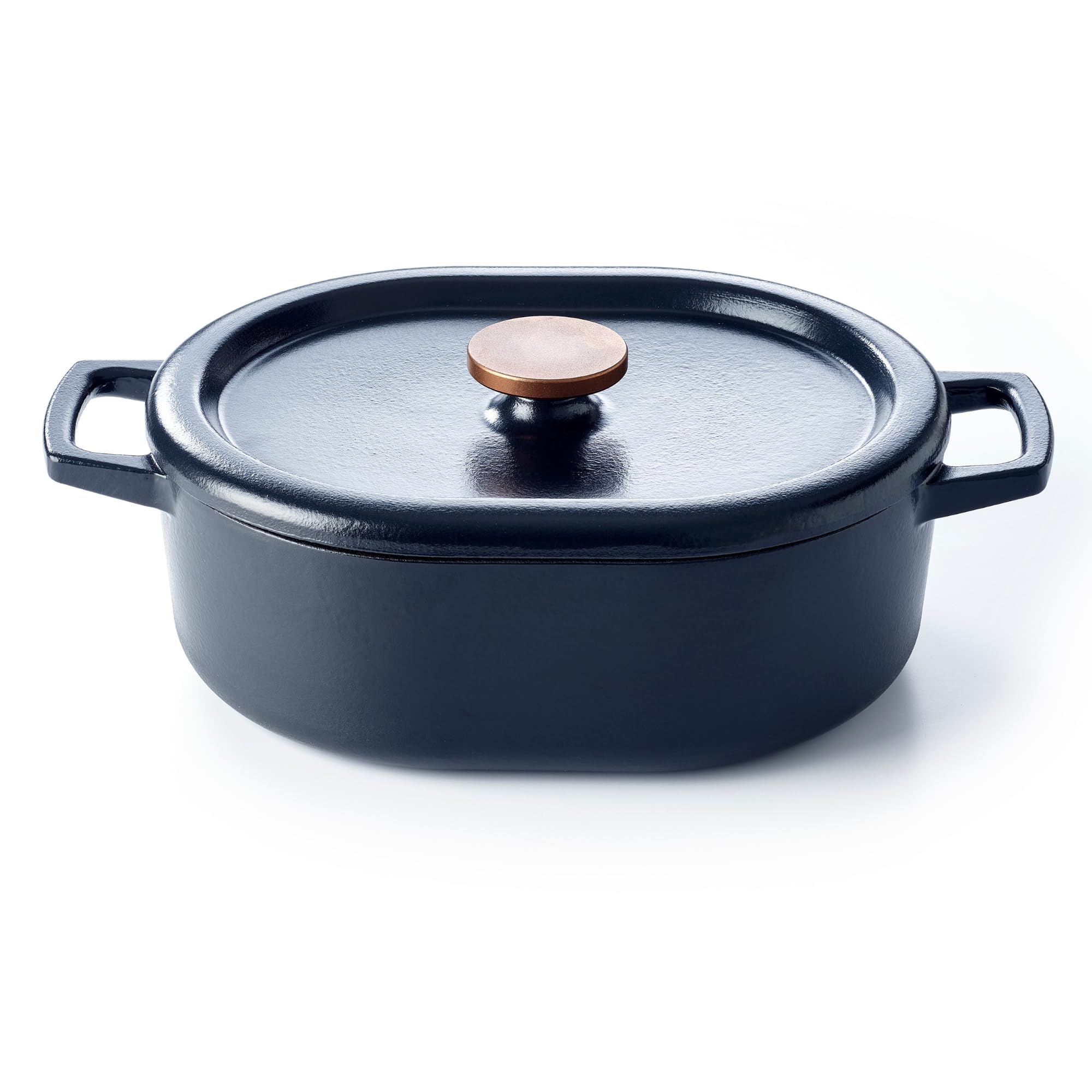 Amazon.com: Alva Nori 6-Qt Enameled Cast Iron Oval Dutch Oven with