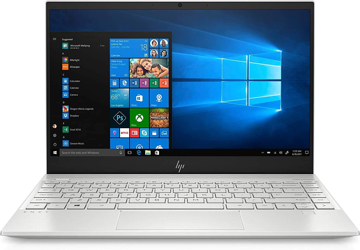 HP Envy 13 Ultra Thin Laptop 13.3″ Full-HD, Intel Core i5-8250U, Intel UHD Graph…