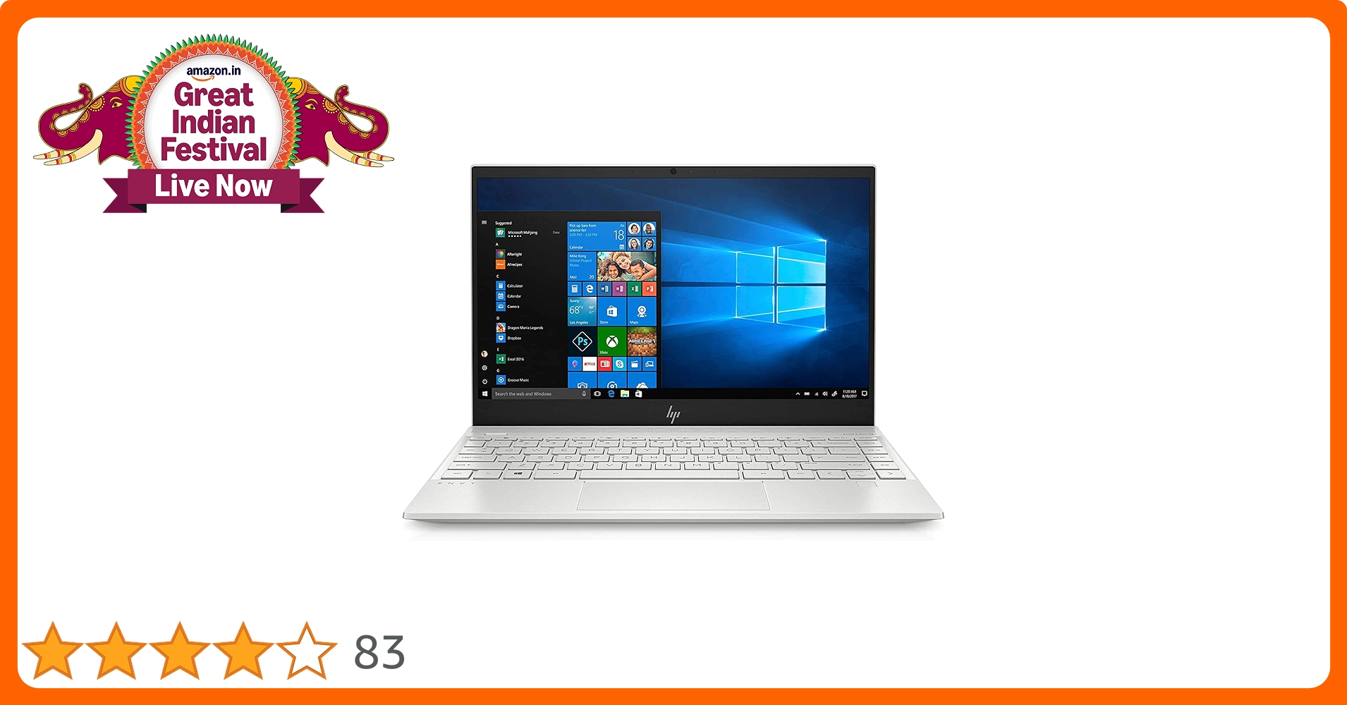 HP Envy 13 Ultra Thin Laptop 13.3