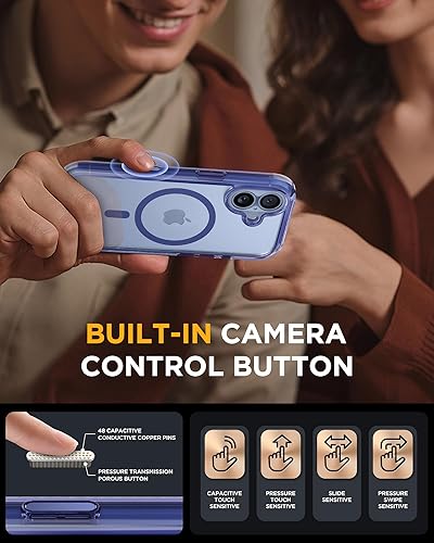 Miniatura 333 de Miracase Glass Series - Funda magnética para iPhone 15, compatible con MagSafe, de cuerpo completo, protector de pantalla de vidrio 9H integrado