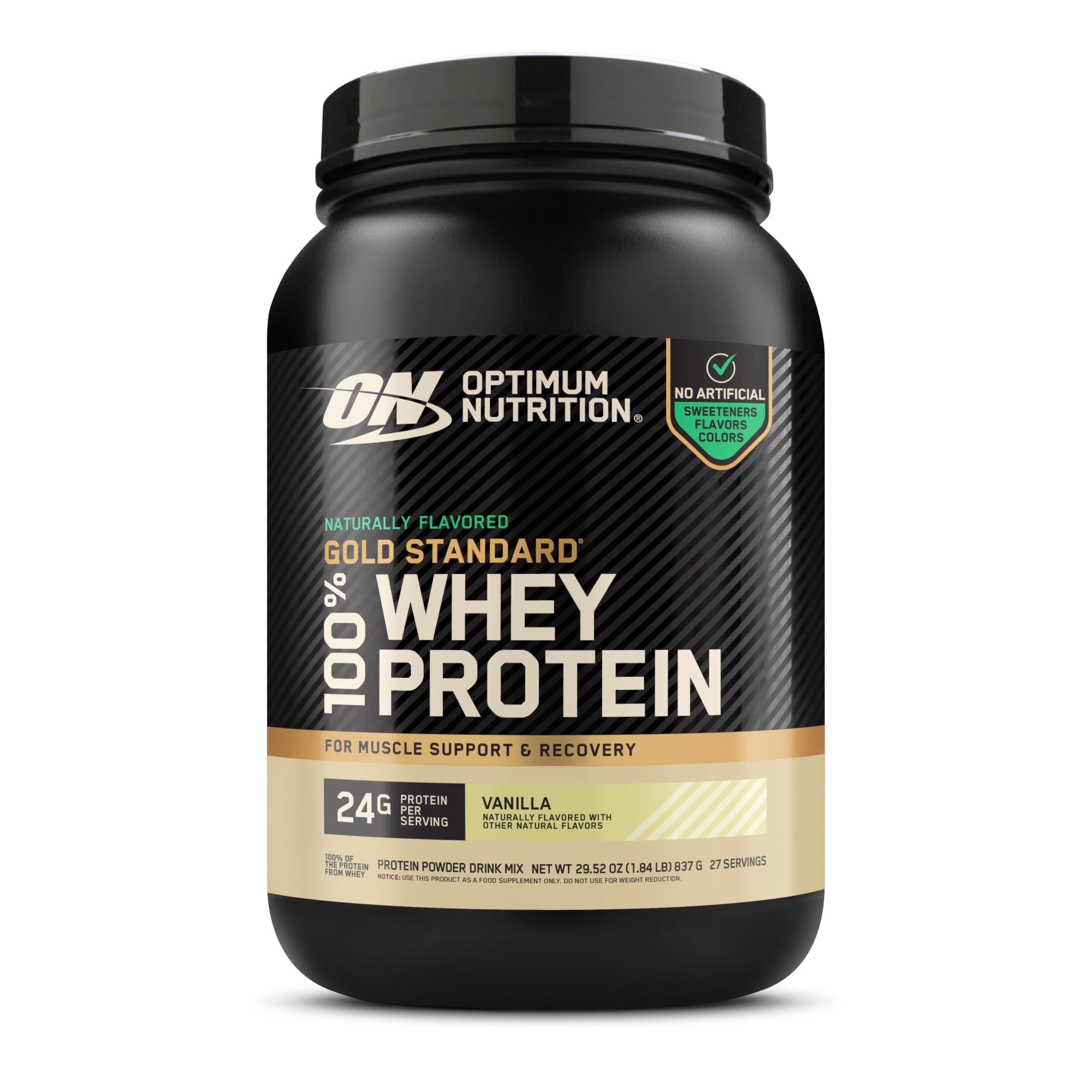 Optimum Nutrition Gold Standard Whey Protein Powder, Vanilla, 2 LB — Amazon image 12