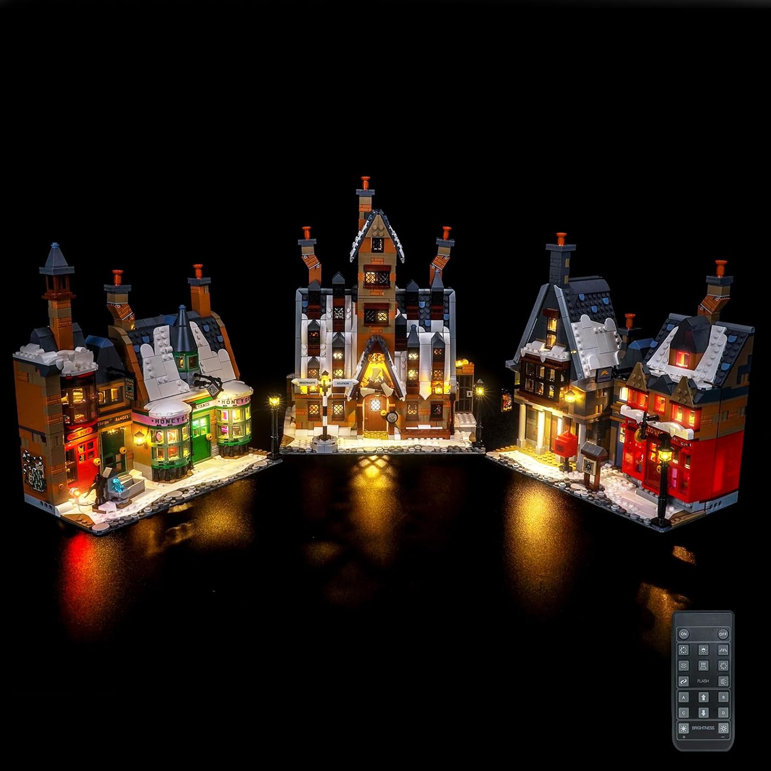 BrickBling LED Light Compatible with Lego Hogsmeade Village – Collectors' Edition, Creative Lighting Compatible with Lego 76457 - Excluding Bricks (Classic Version Light)